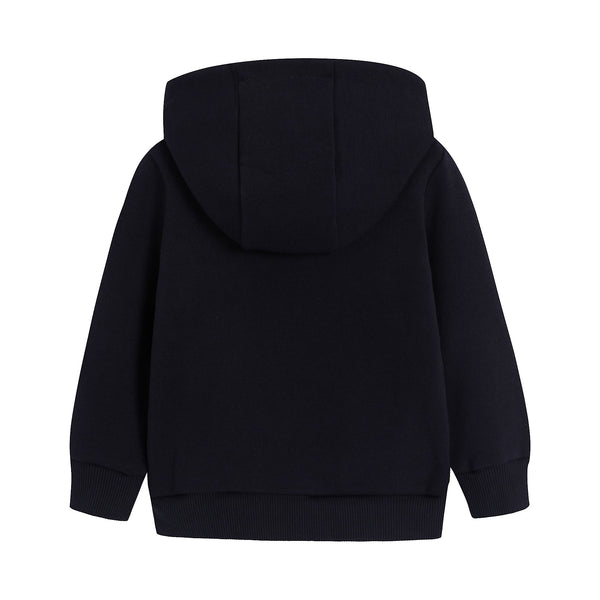 Baby Boys Black Hooded Jacket