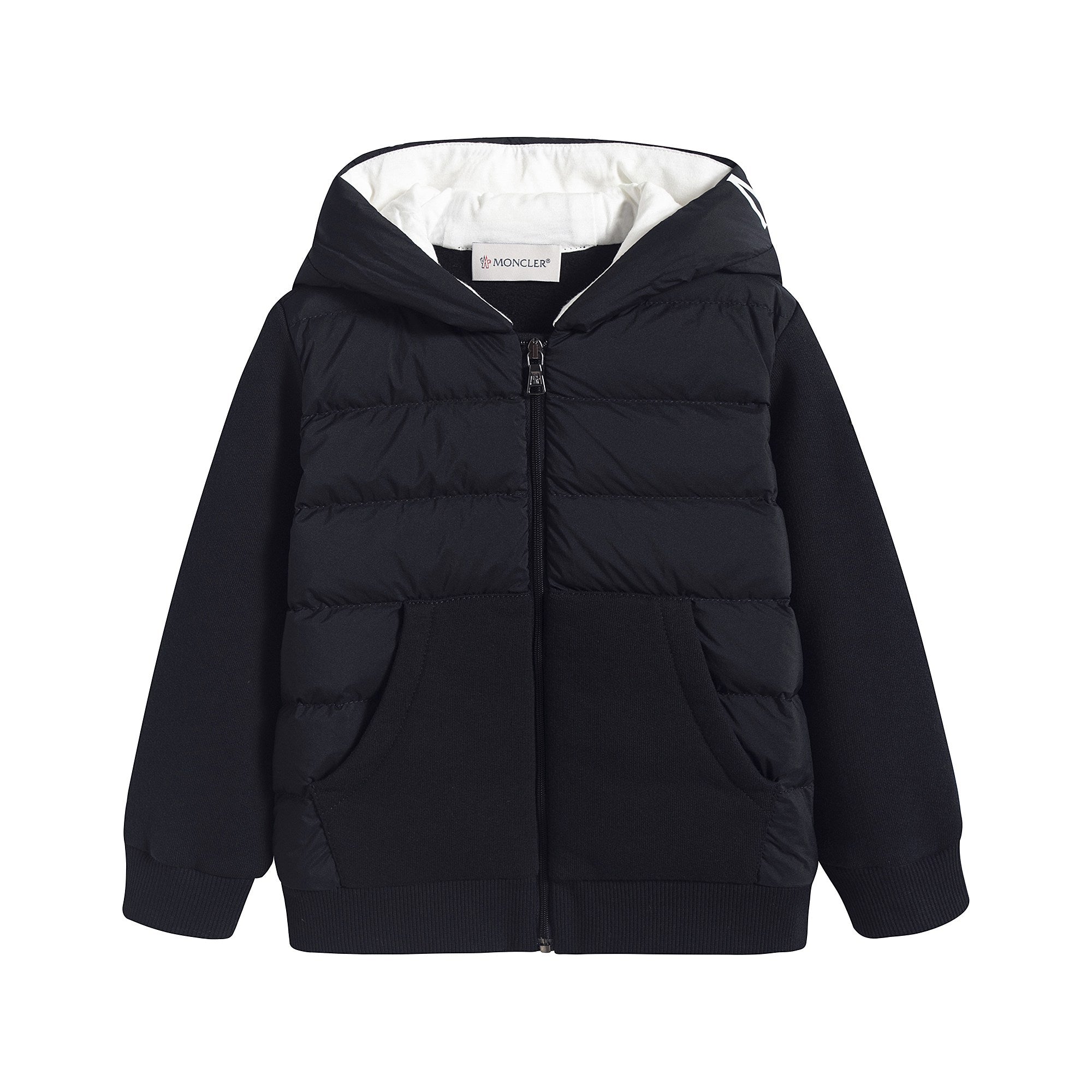 Baby Boys Navy Cotton Zip-Up Top