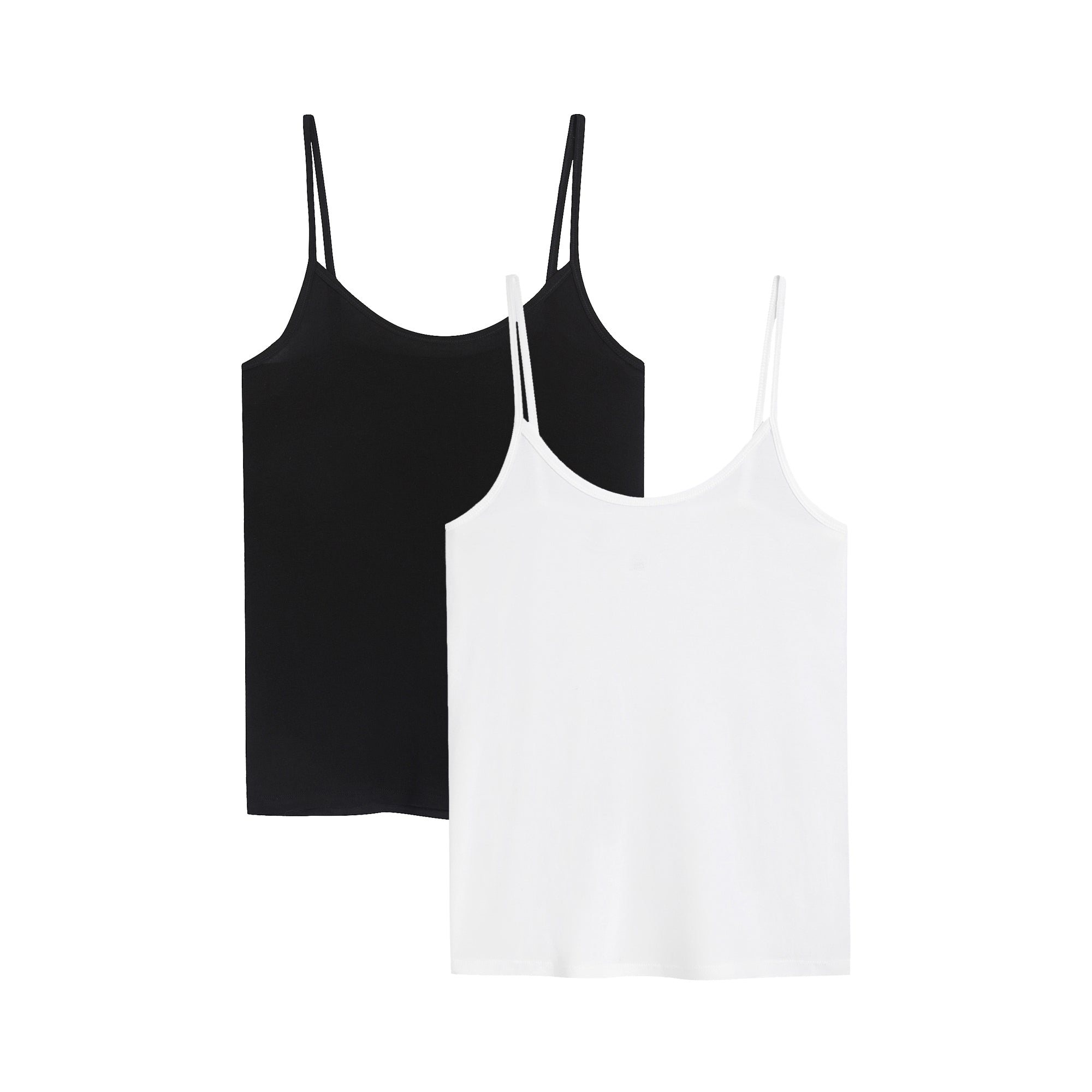 Girls White Cotton Vest