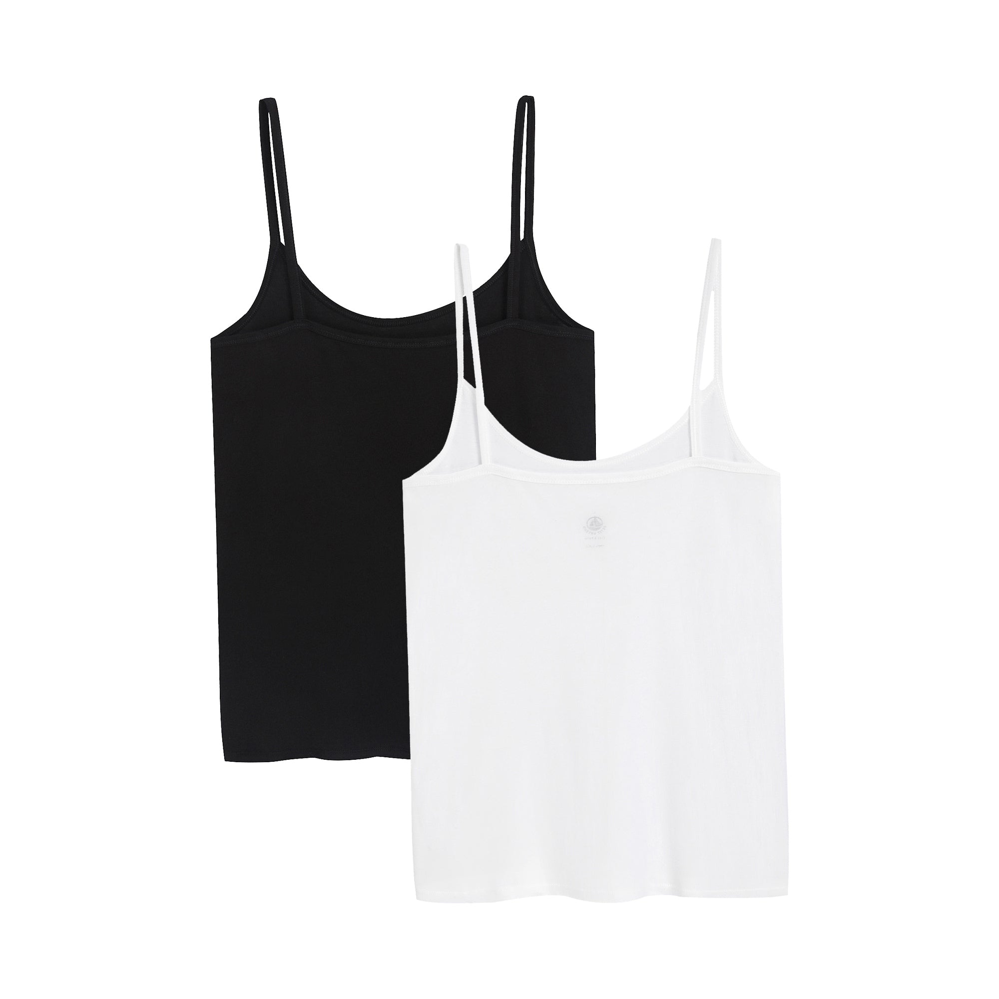 Girls White Cotton Vest