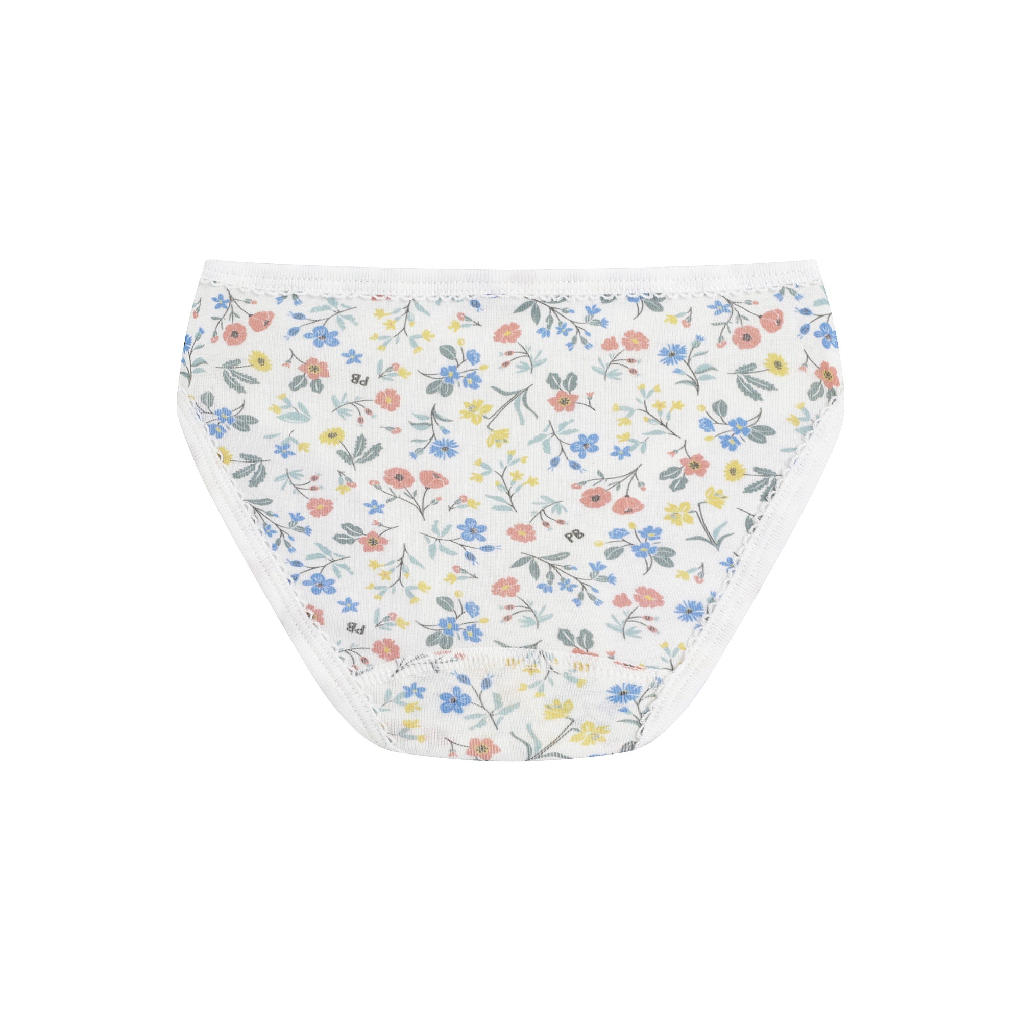 Girls White Cotton Underwear Set (3 Pack)