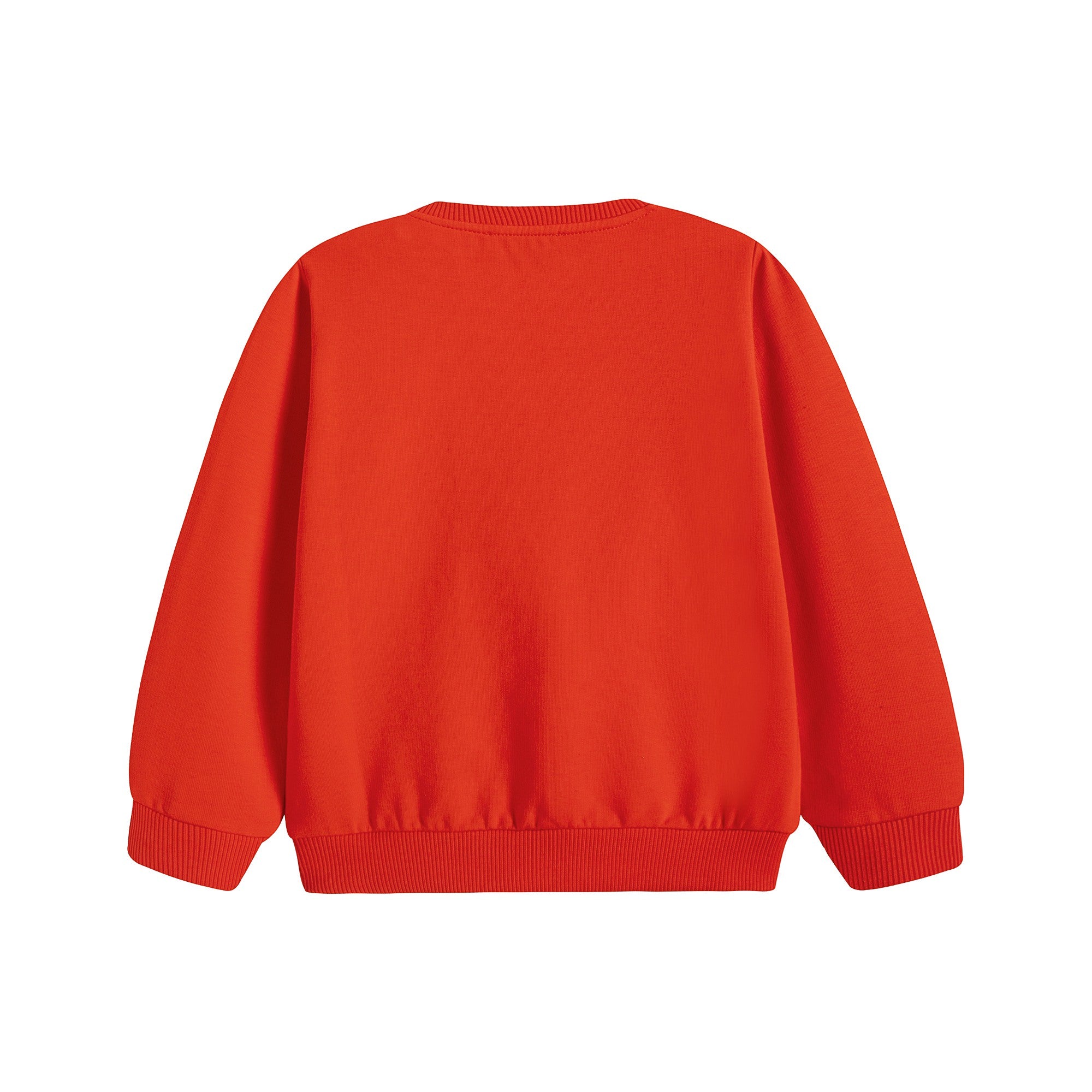 Baby Boys & Girls Red Printed Cotton Sweatshirt