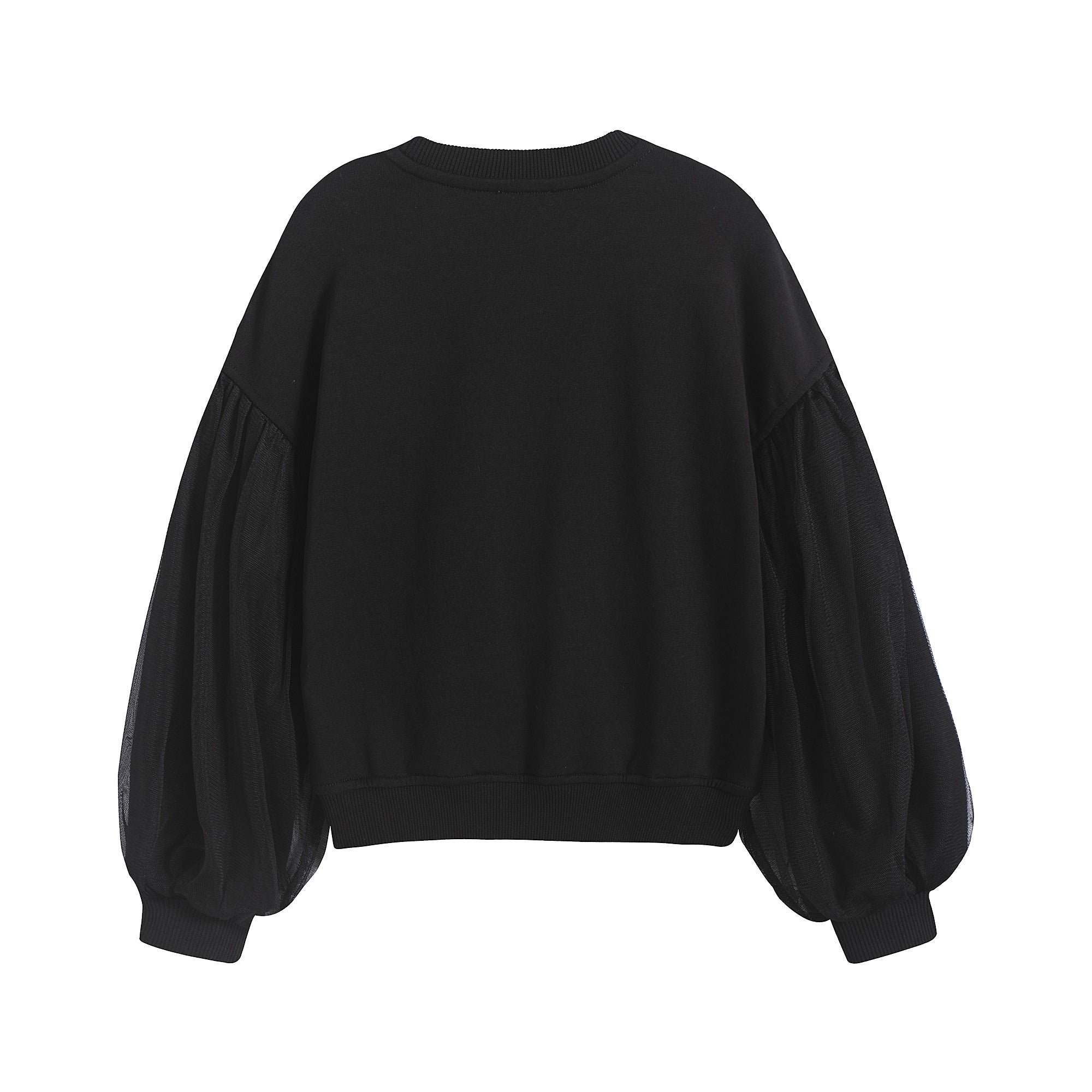 Girls Black Logo Cotton Set