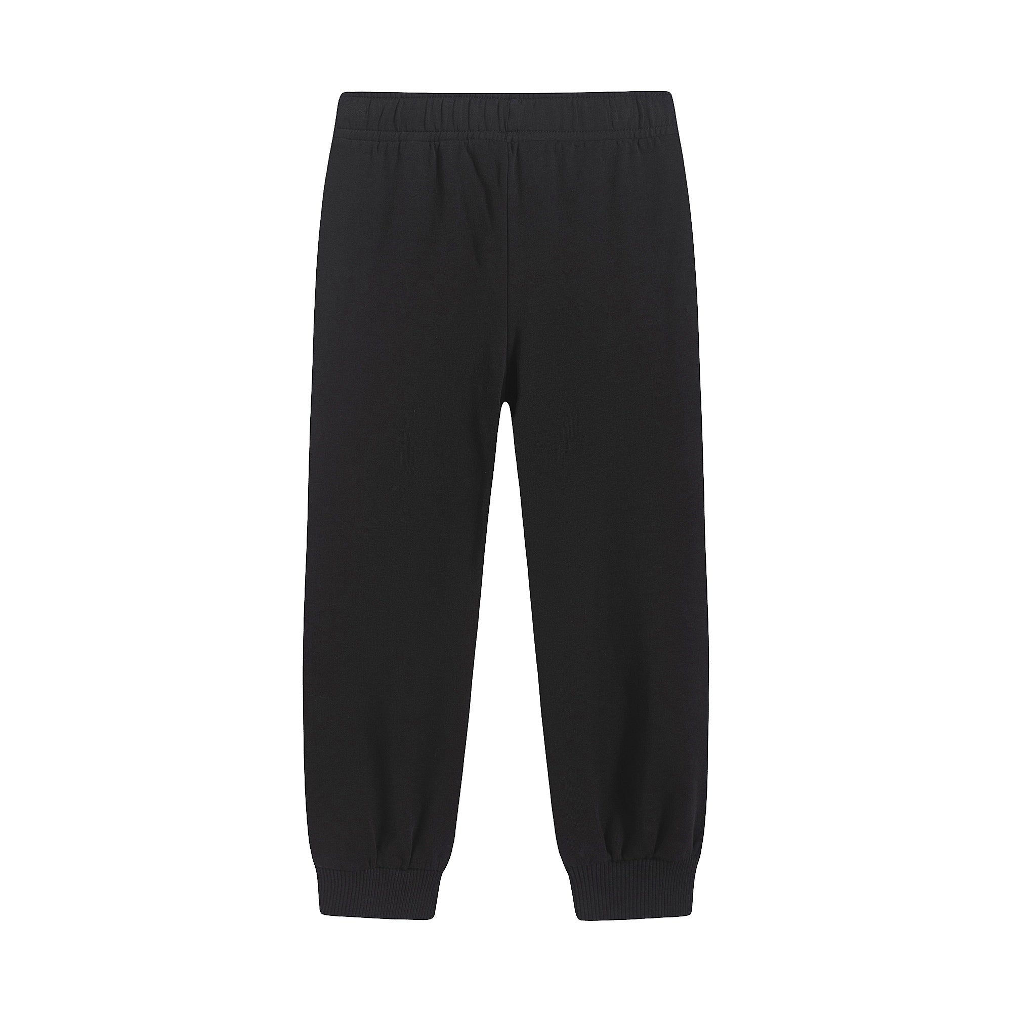 Girls Black Logo Cotton Set
