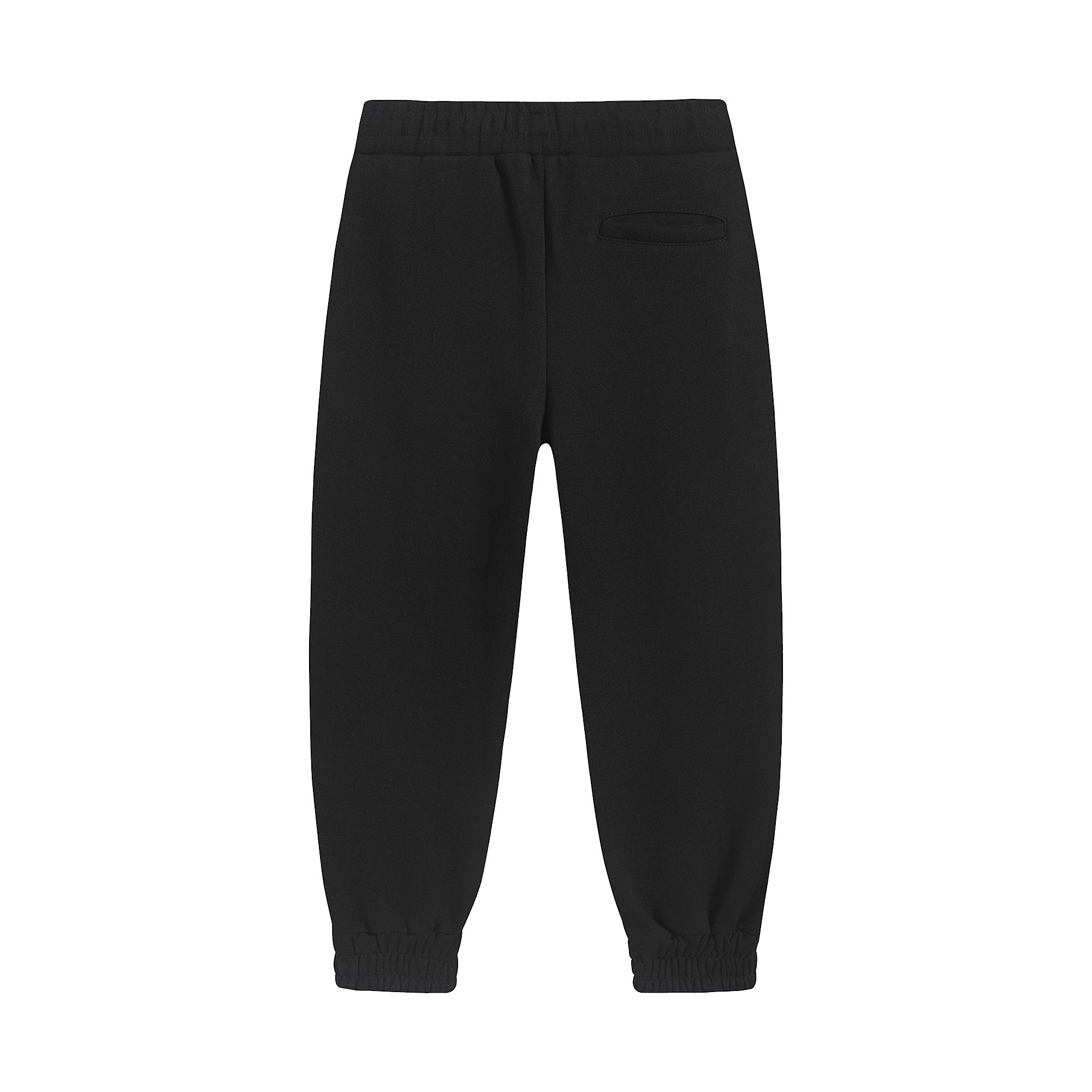 Girls Black Cotton Trousers