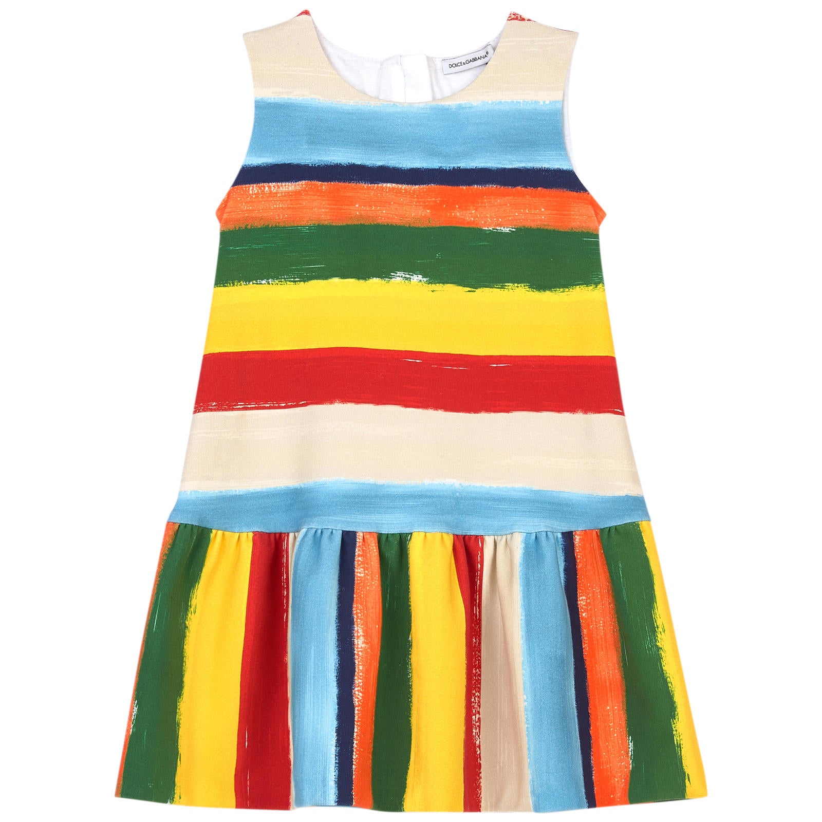 Girls Riga Pittorica Cotton Dress