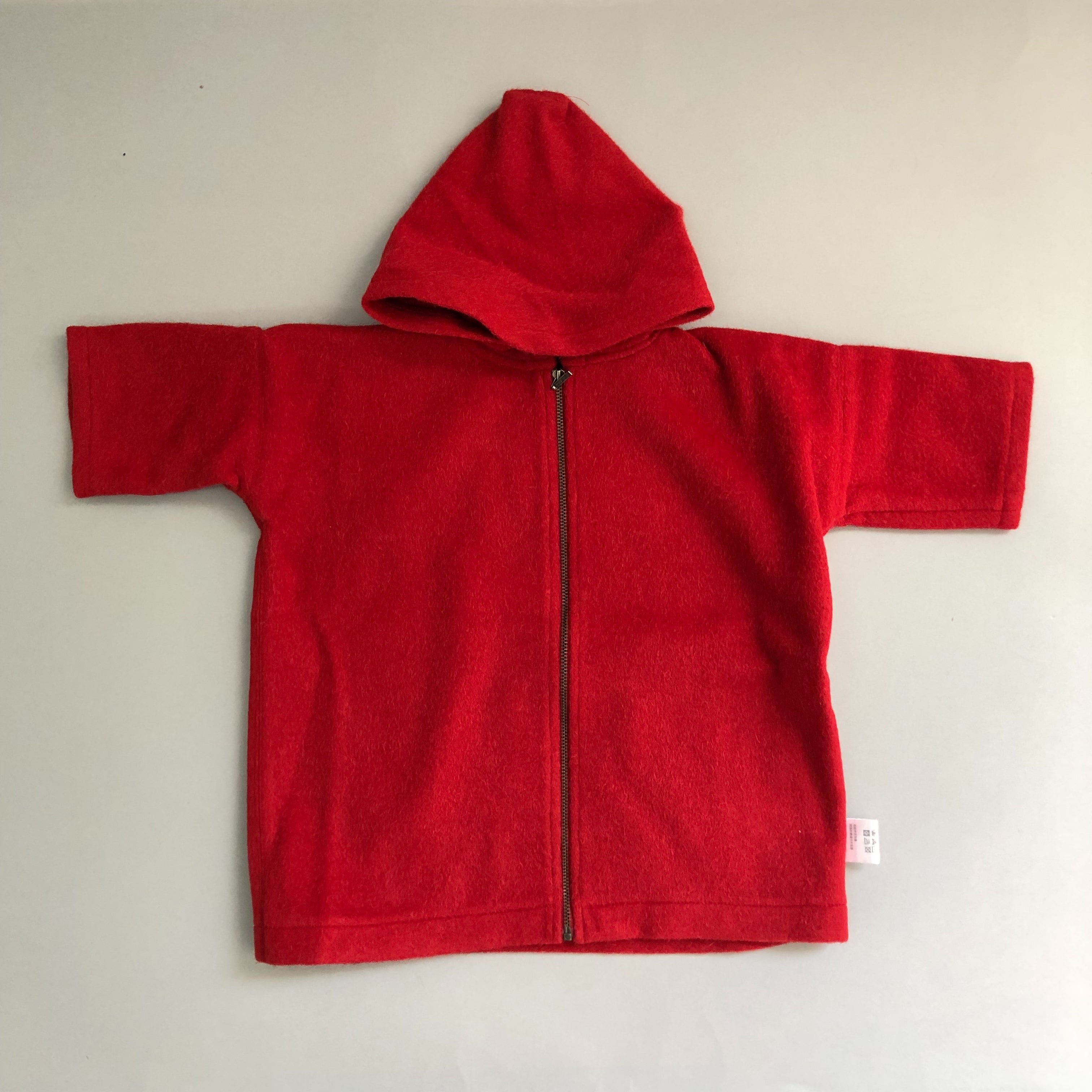 Baby Girls Red Zip Coat