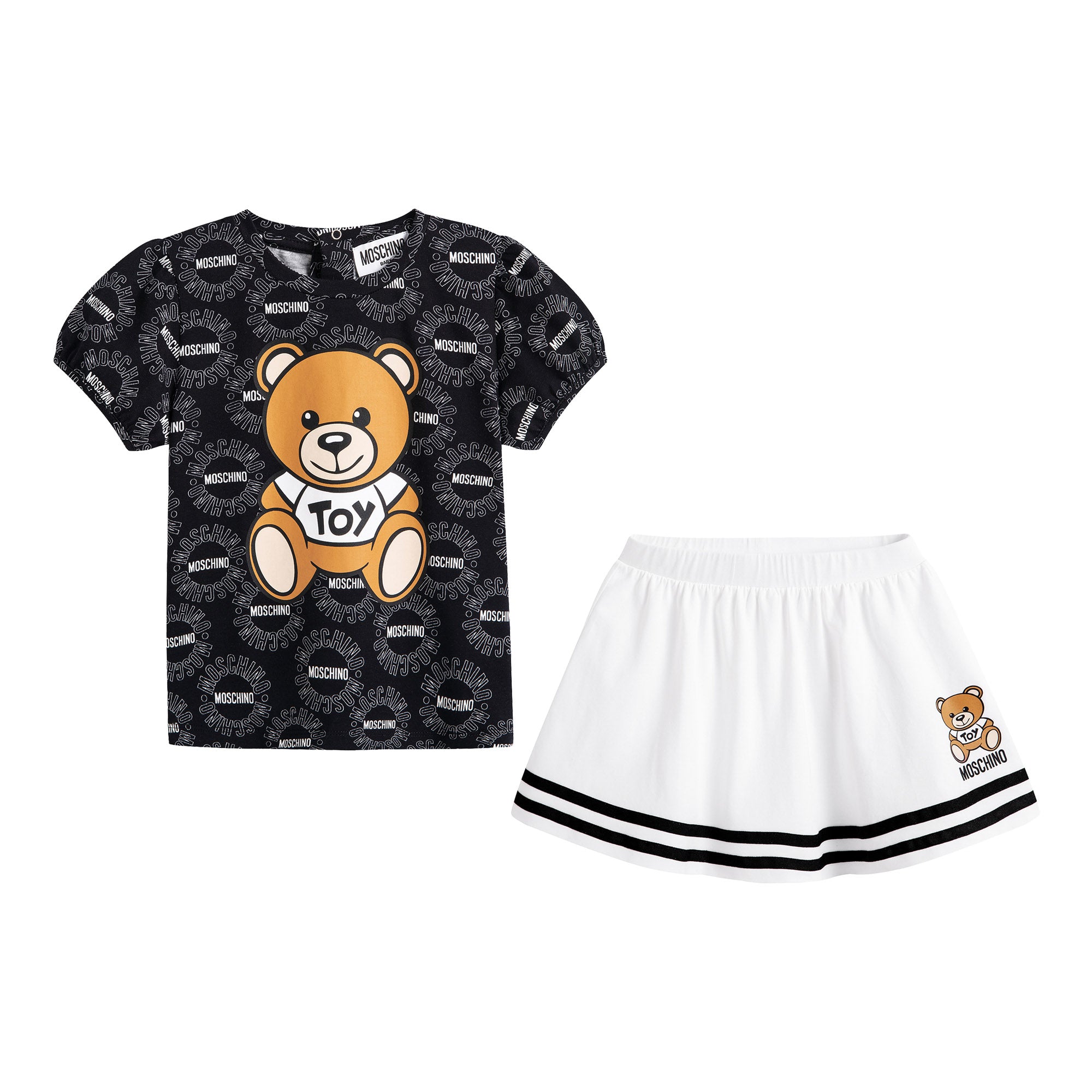 Baby Girls Black Cotton Set