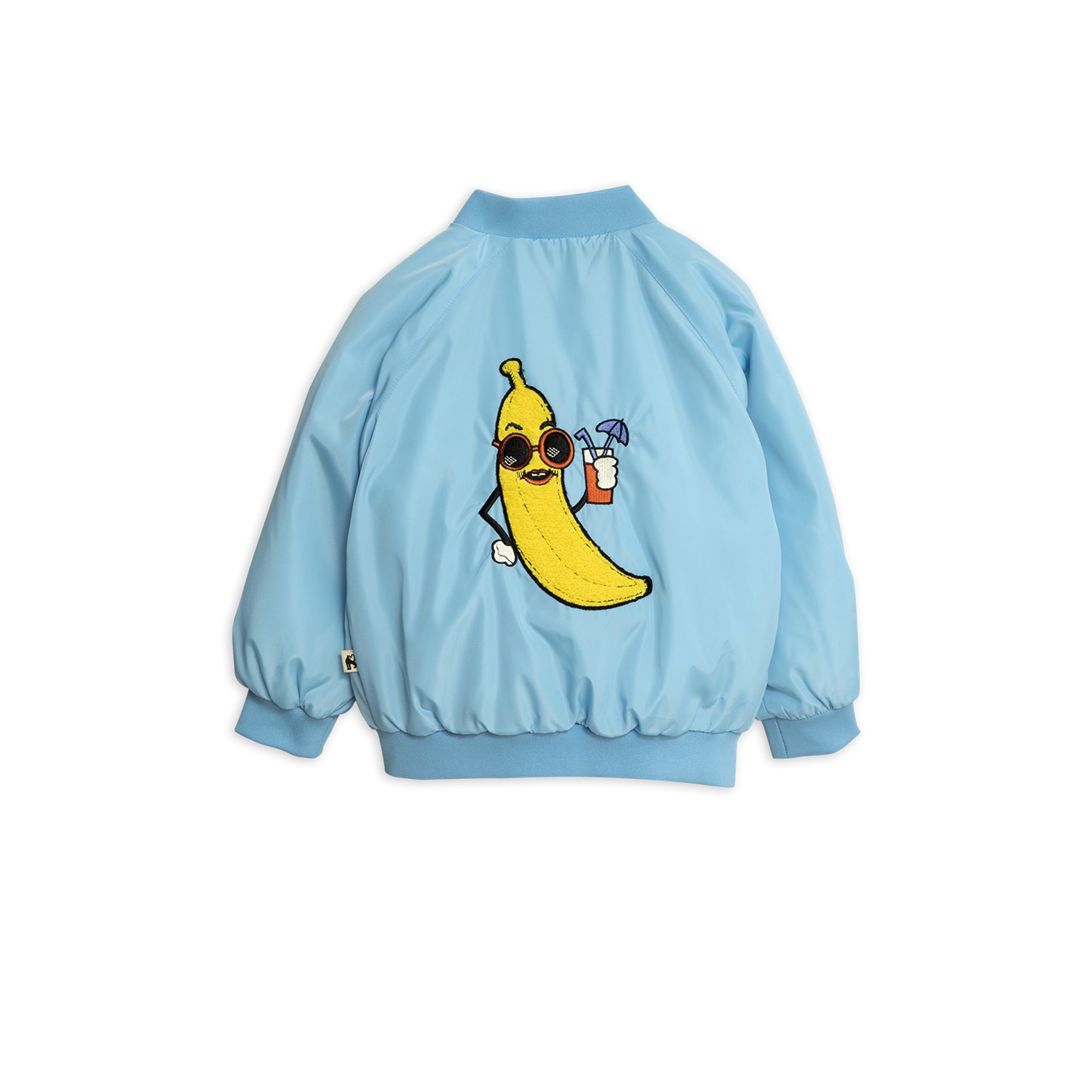 Boys Light Blue Banana Baseball Jacket