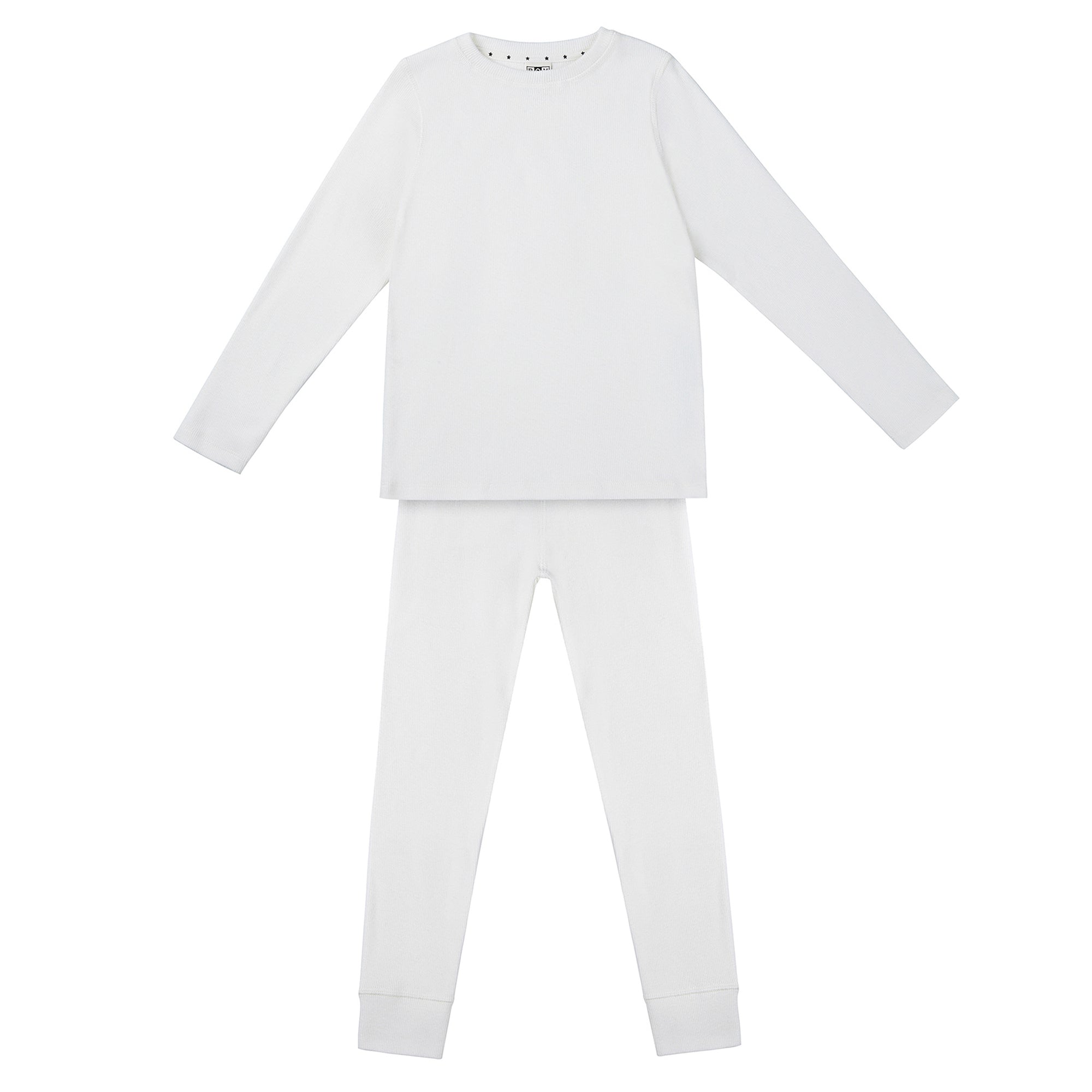 Boys White Cotton Nightwear Set