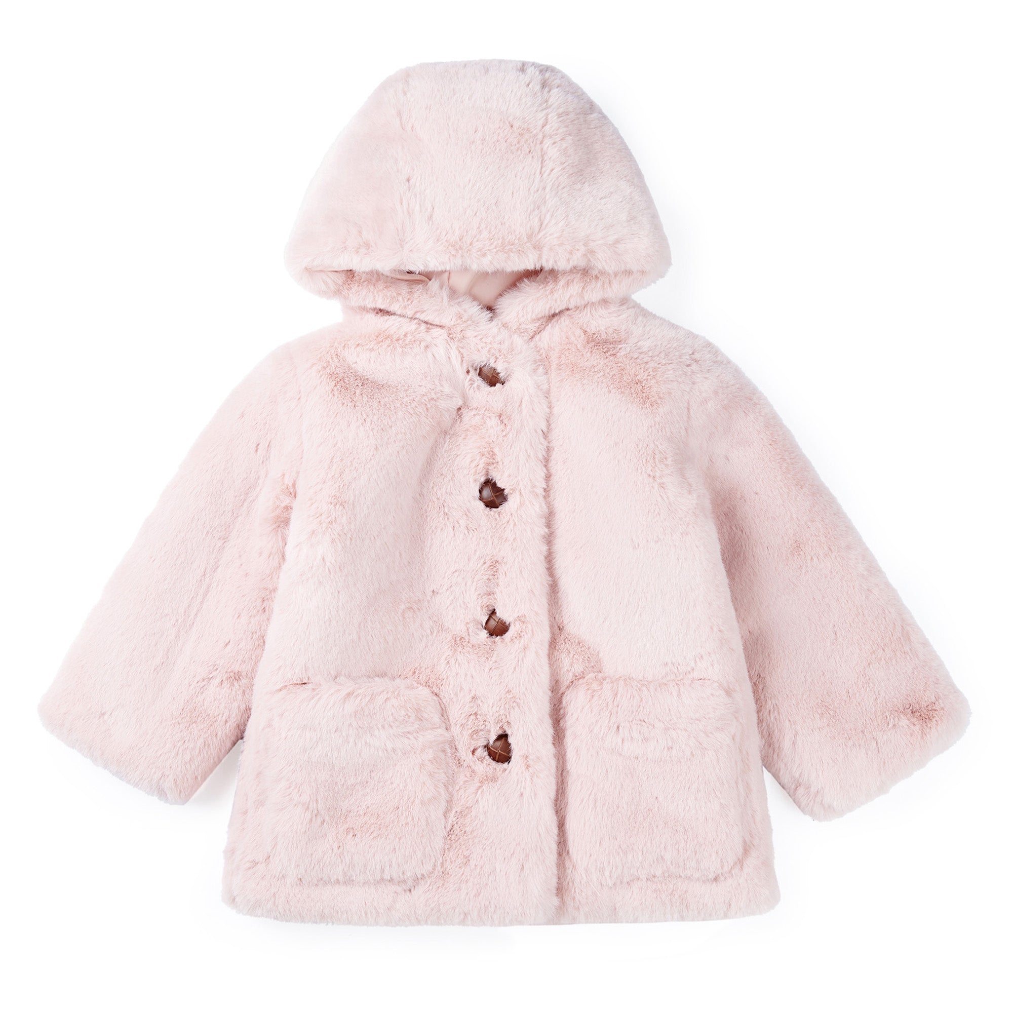 Girls Rose Hooded Coat