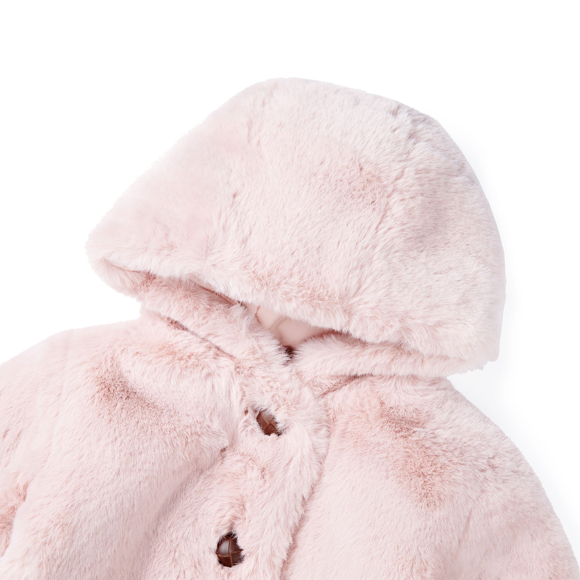 Girls Rose Hooded Coat