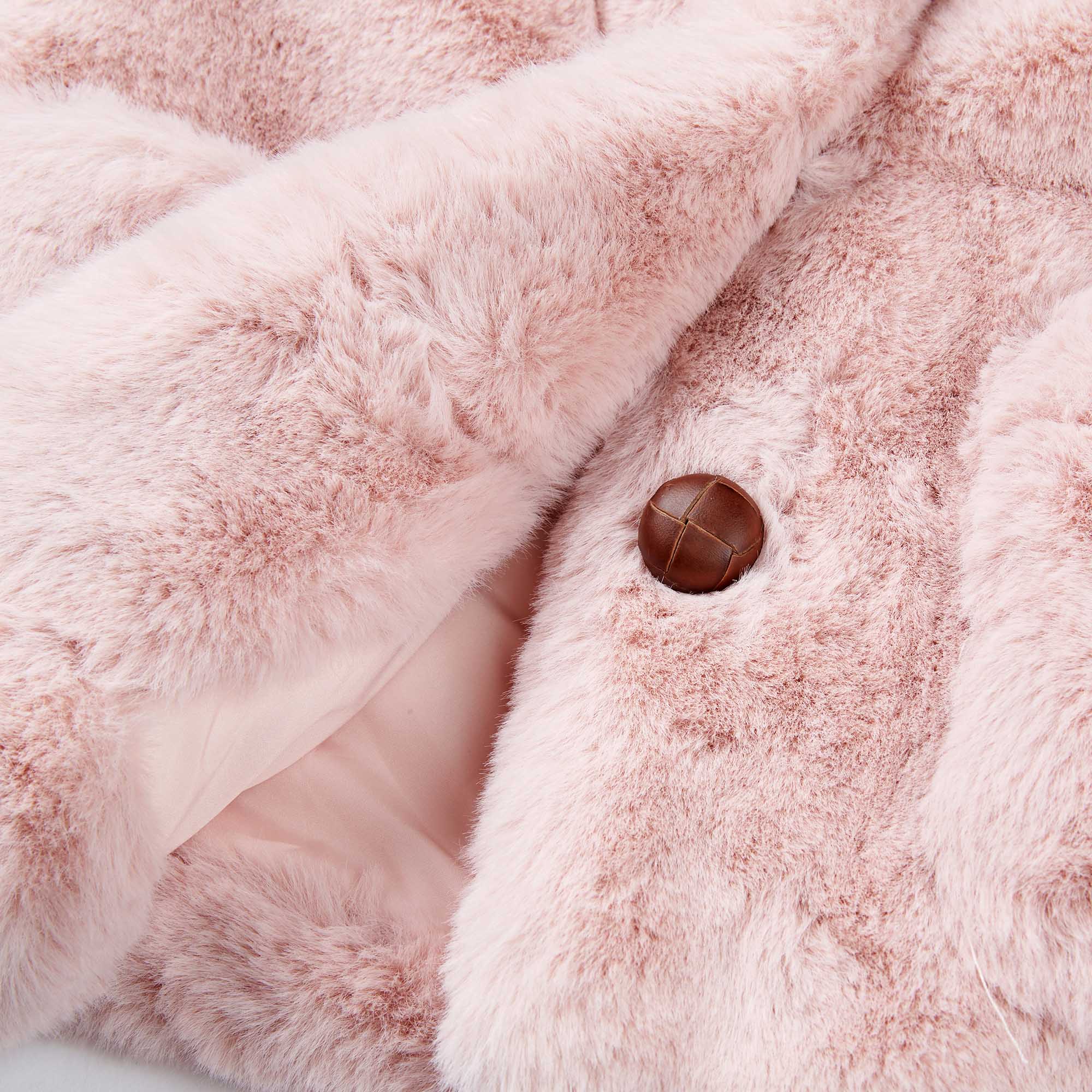 Girls Rose Hooded Coat
