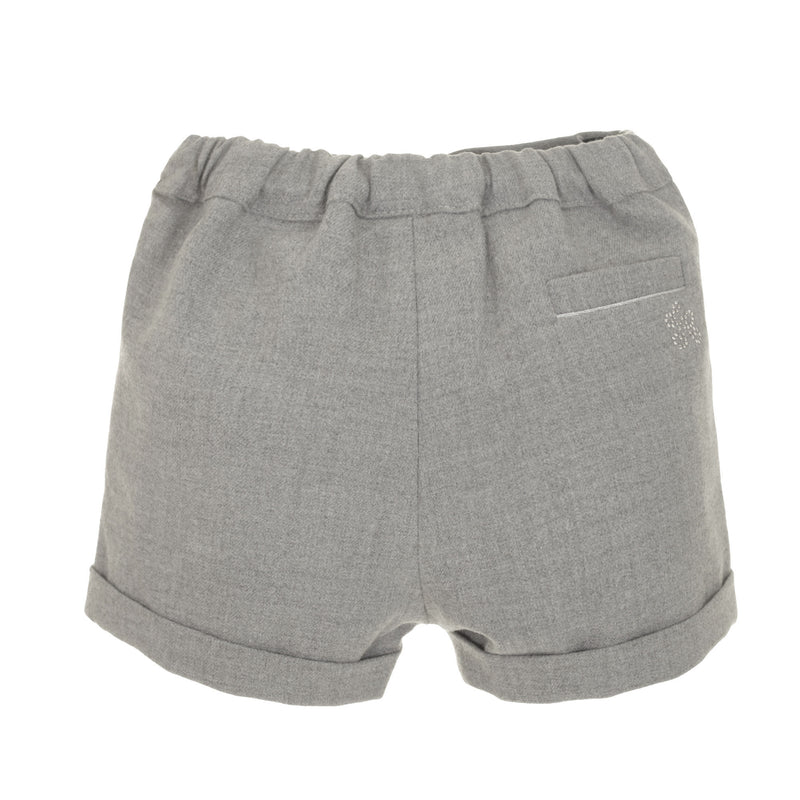 Baby Girls Dark Grey Short - CÉMAROSE | Children's Fashion Store - 2