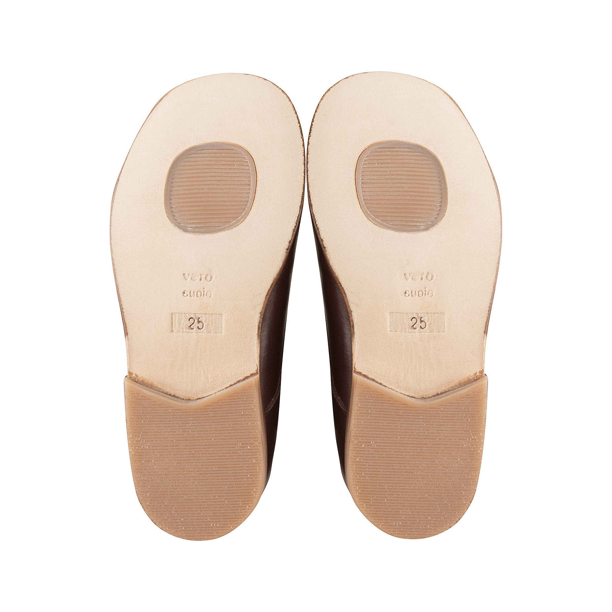 Girls Dark Brown Leather Shoes