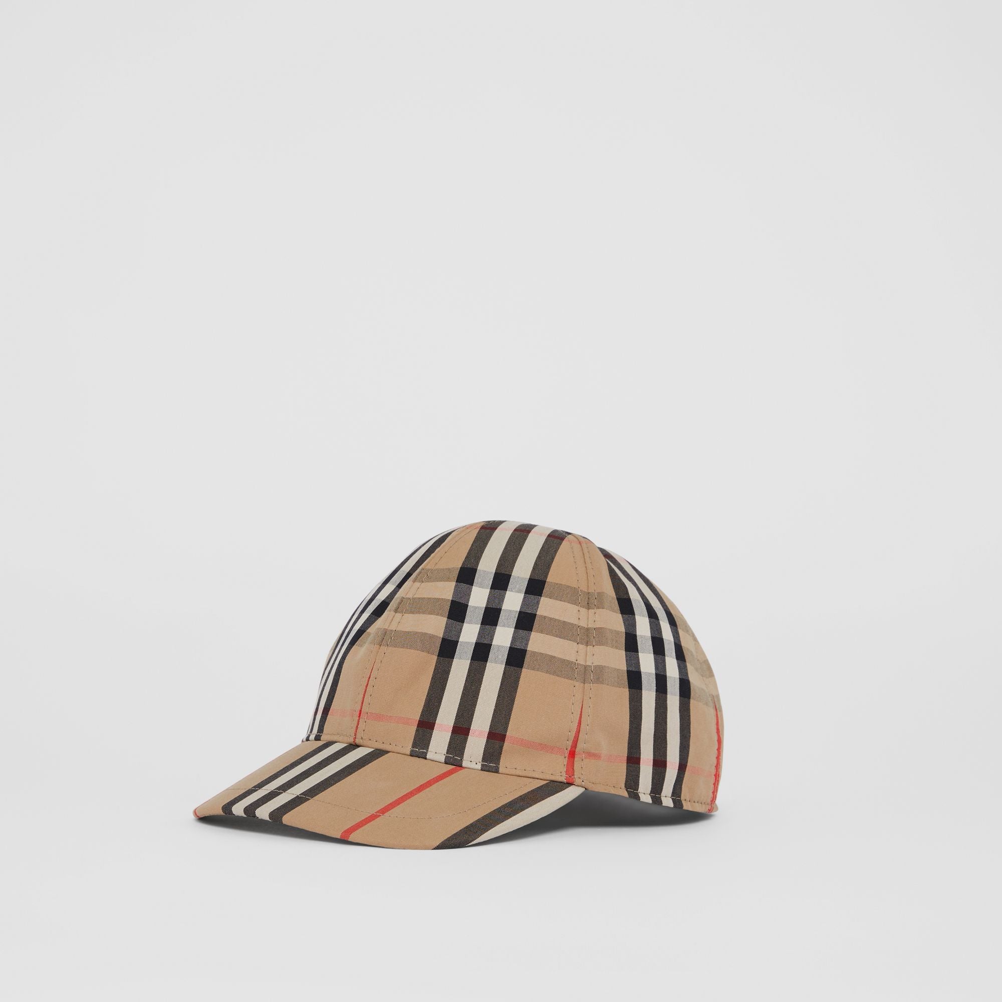 Boys & Girls Beige Check Cap