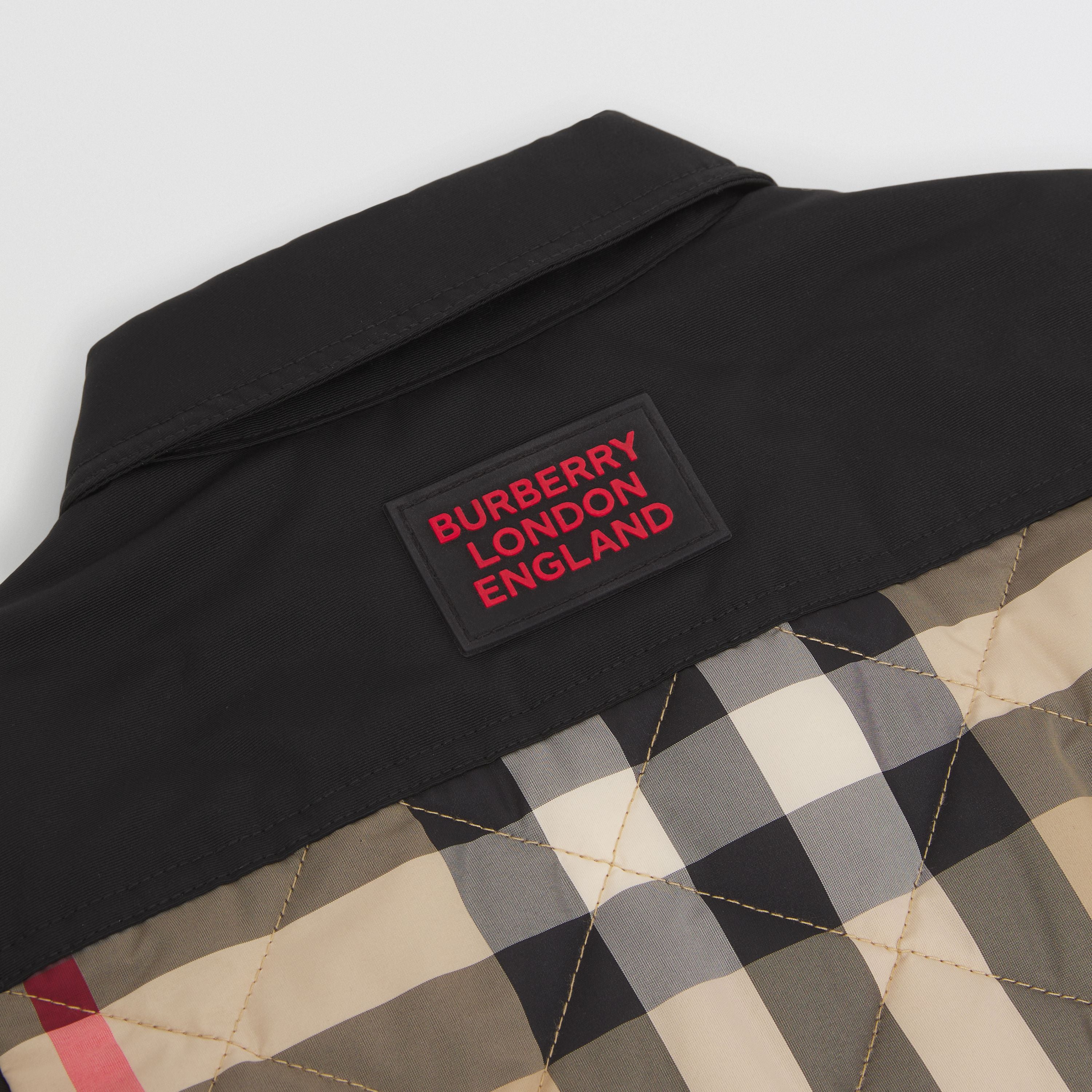 Baby Boys & Girls Beige Check Padded Jacket