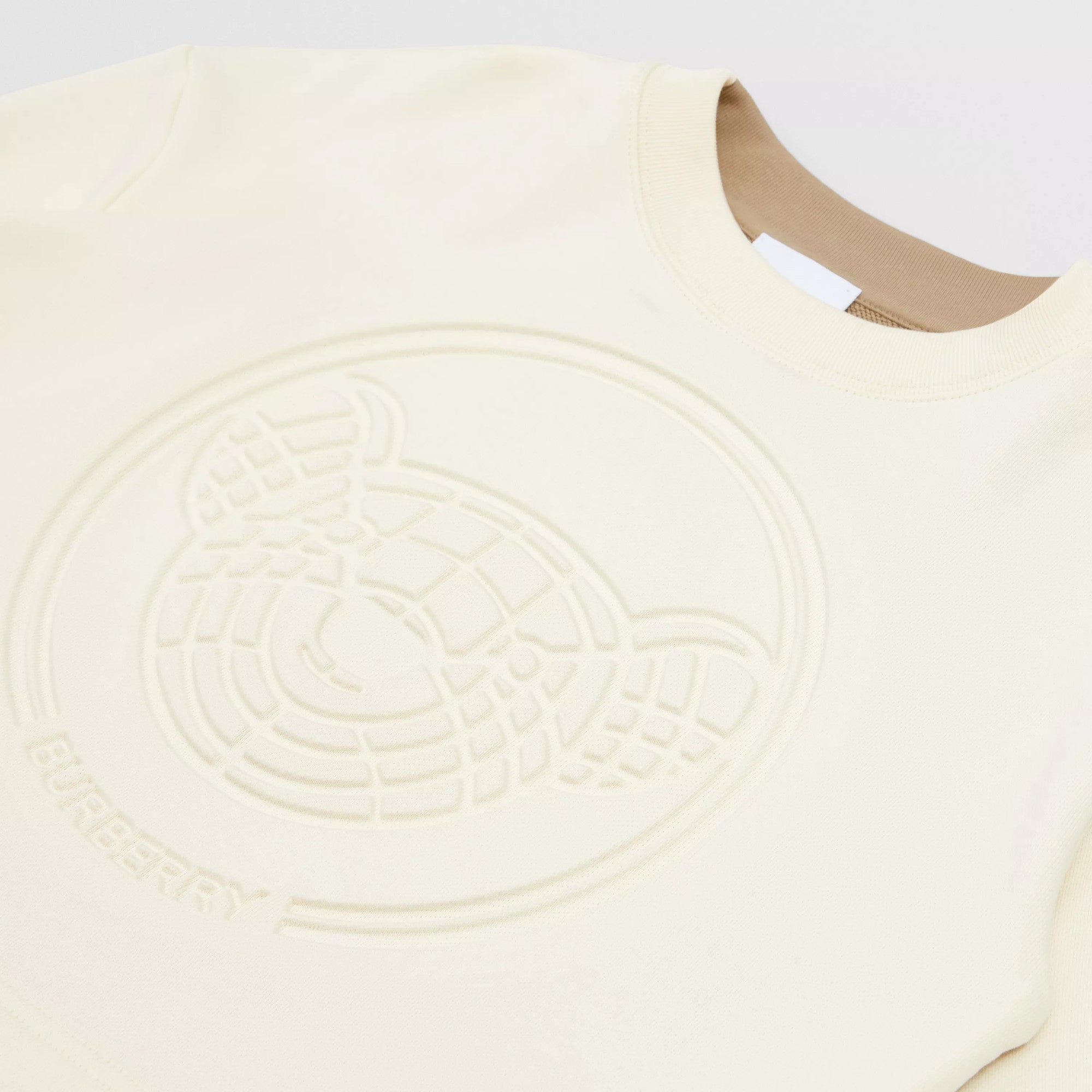 Girls Ivory Logo Cotton Sweatshirt