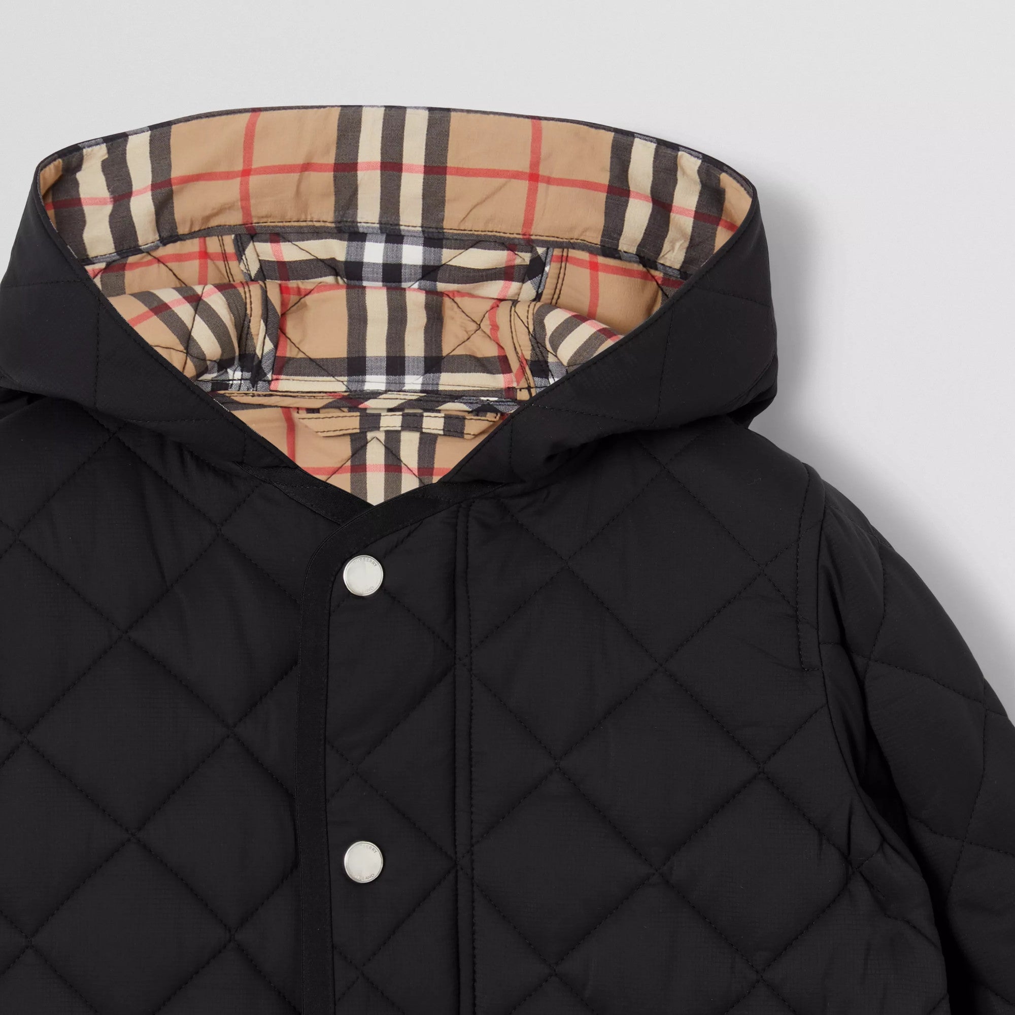 Boys & Girls Black Padded Coat