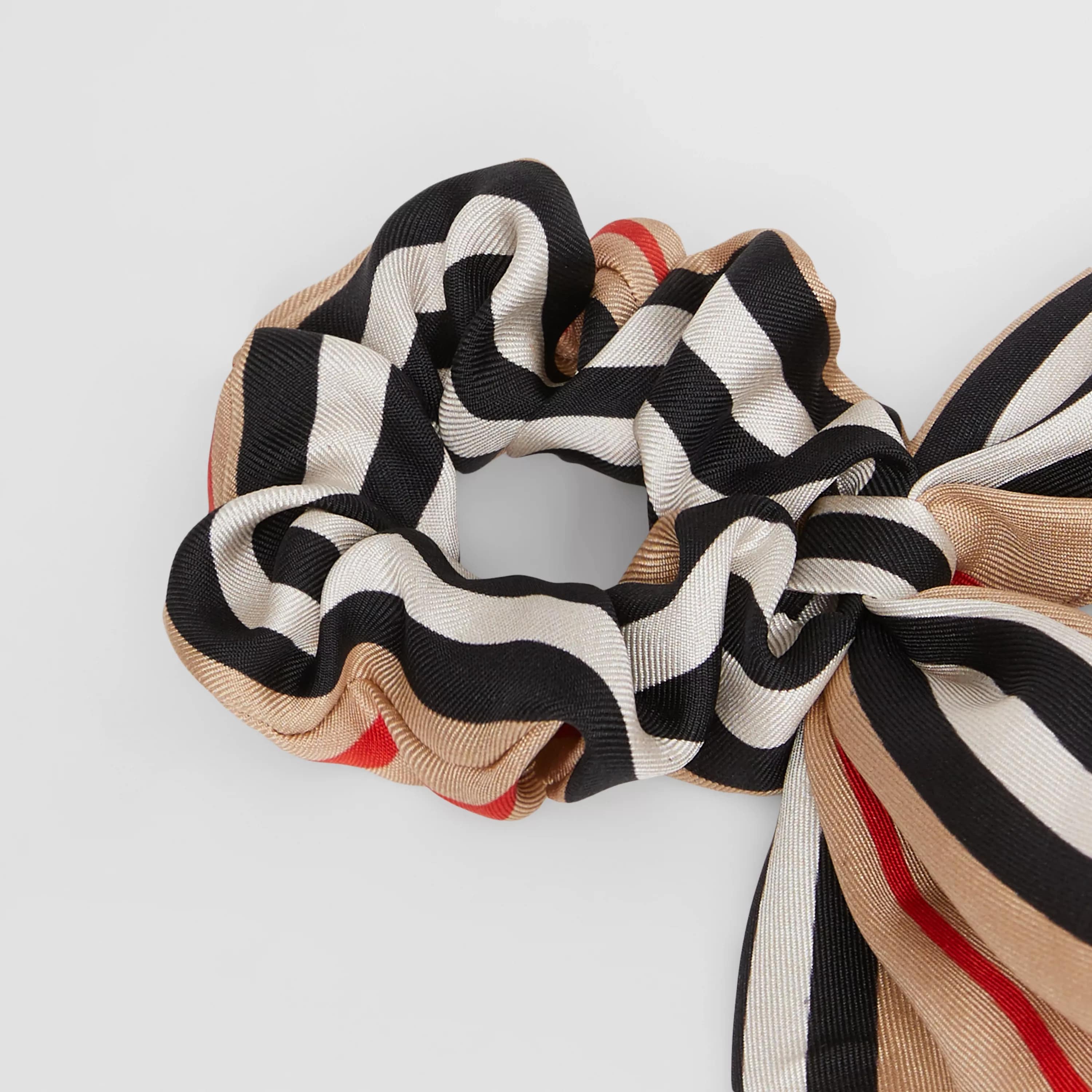 Girls Beige Stripes Hair Rings