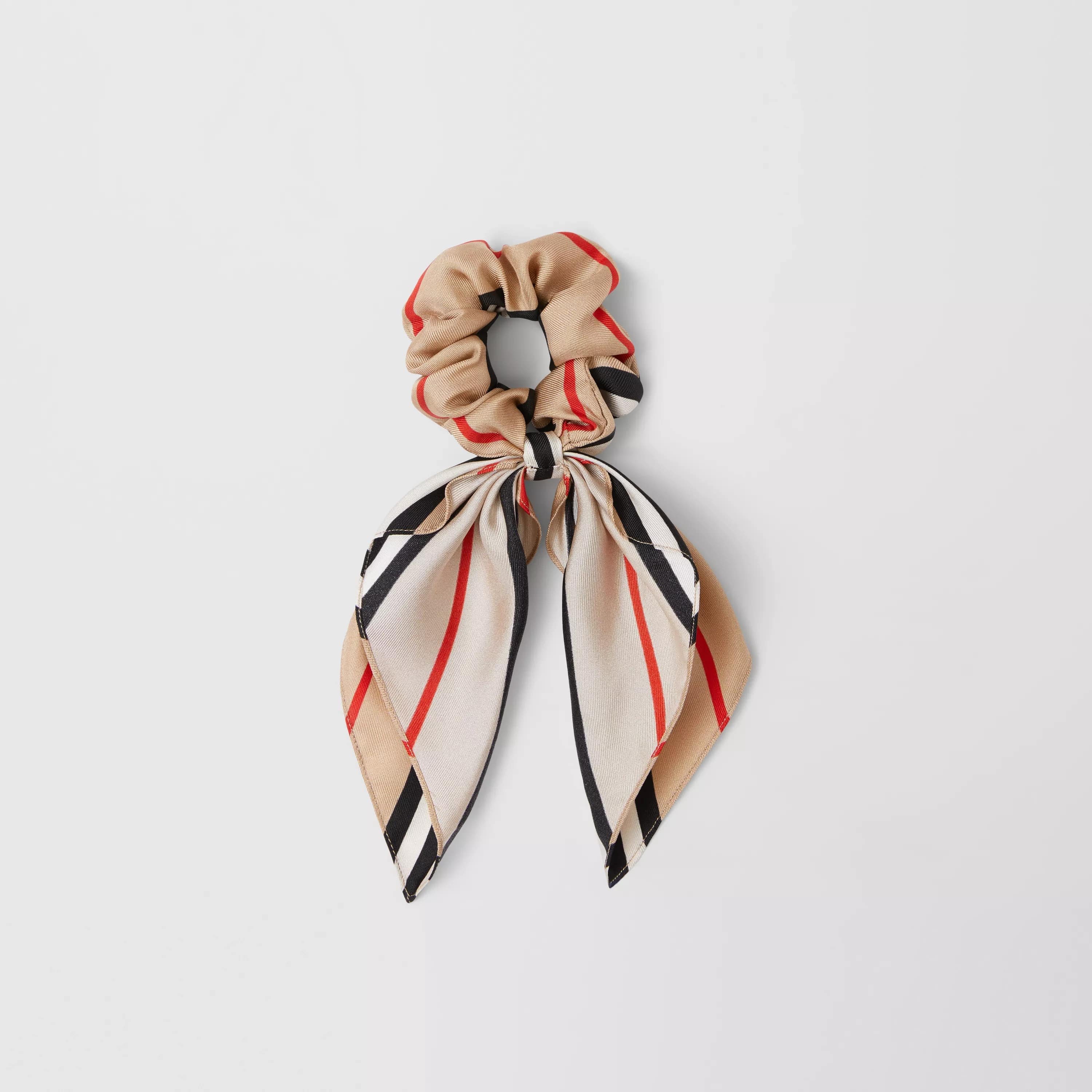 Girls Beige Stripes Hair Rings