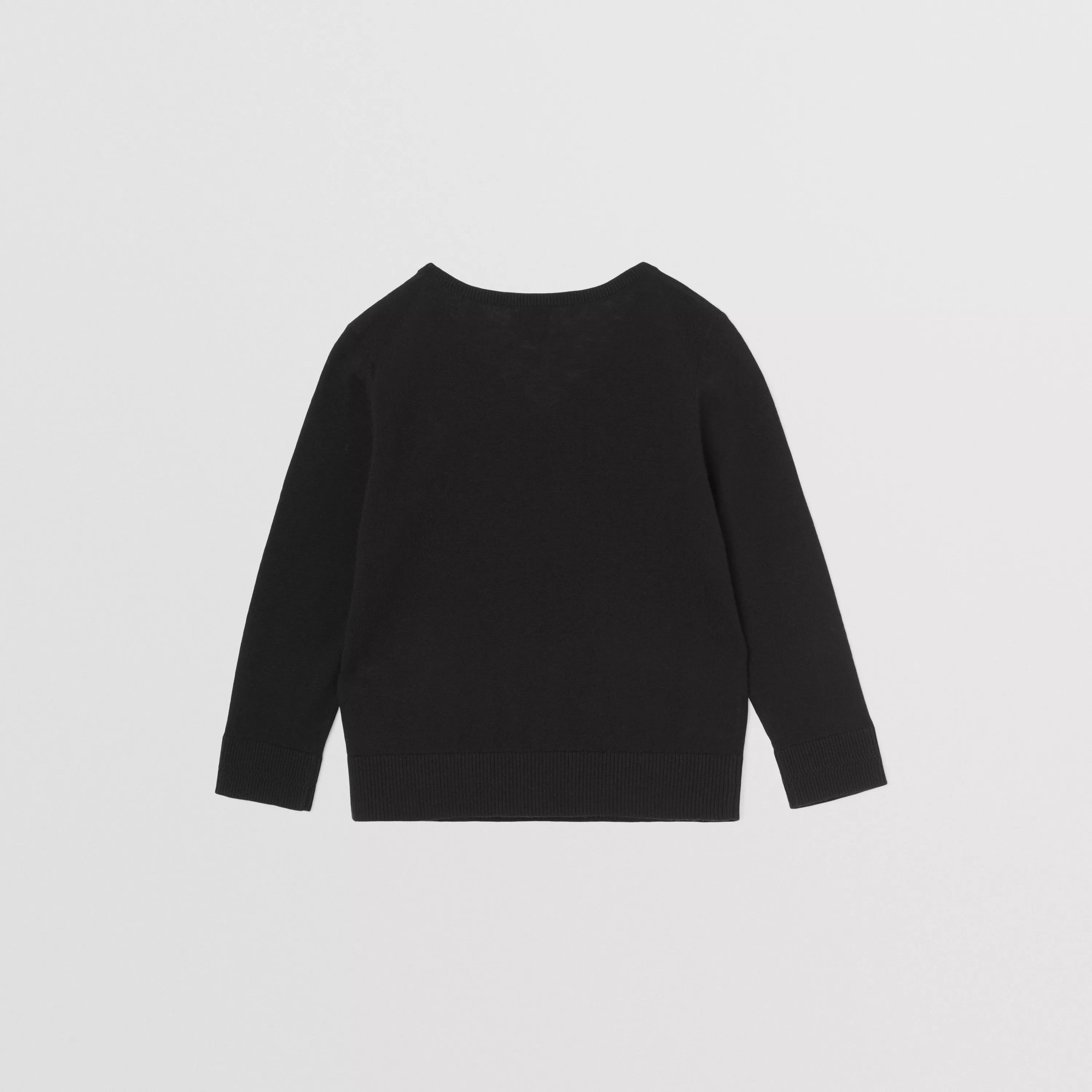 Boys & Girls Black Cashmere Sweater