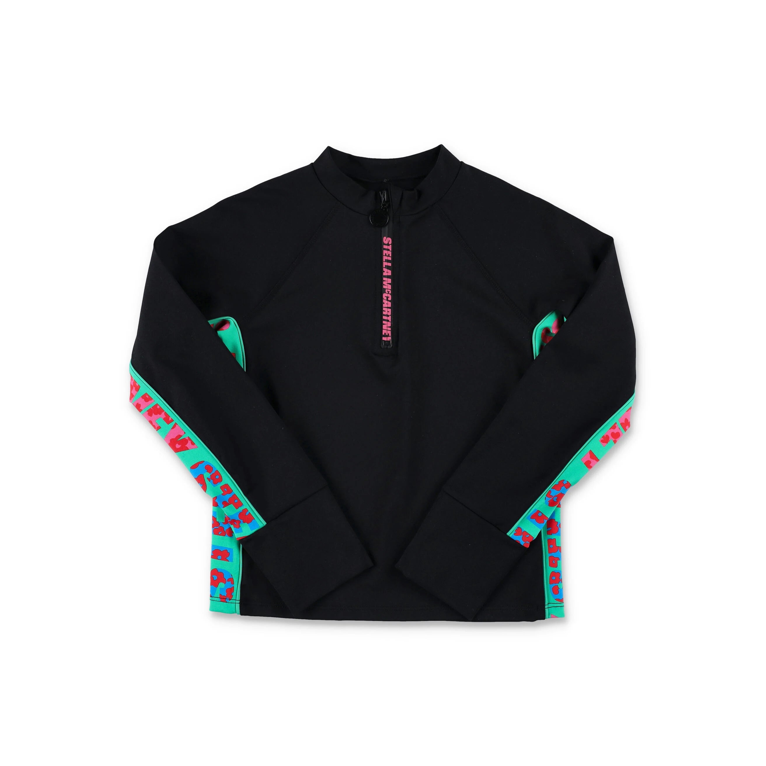 Girls Black Logo Sport T-Shirt