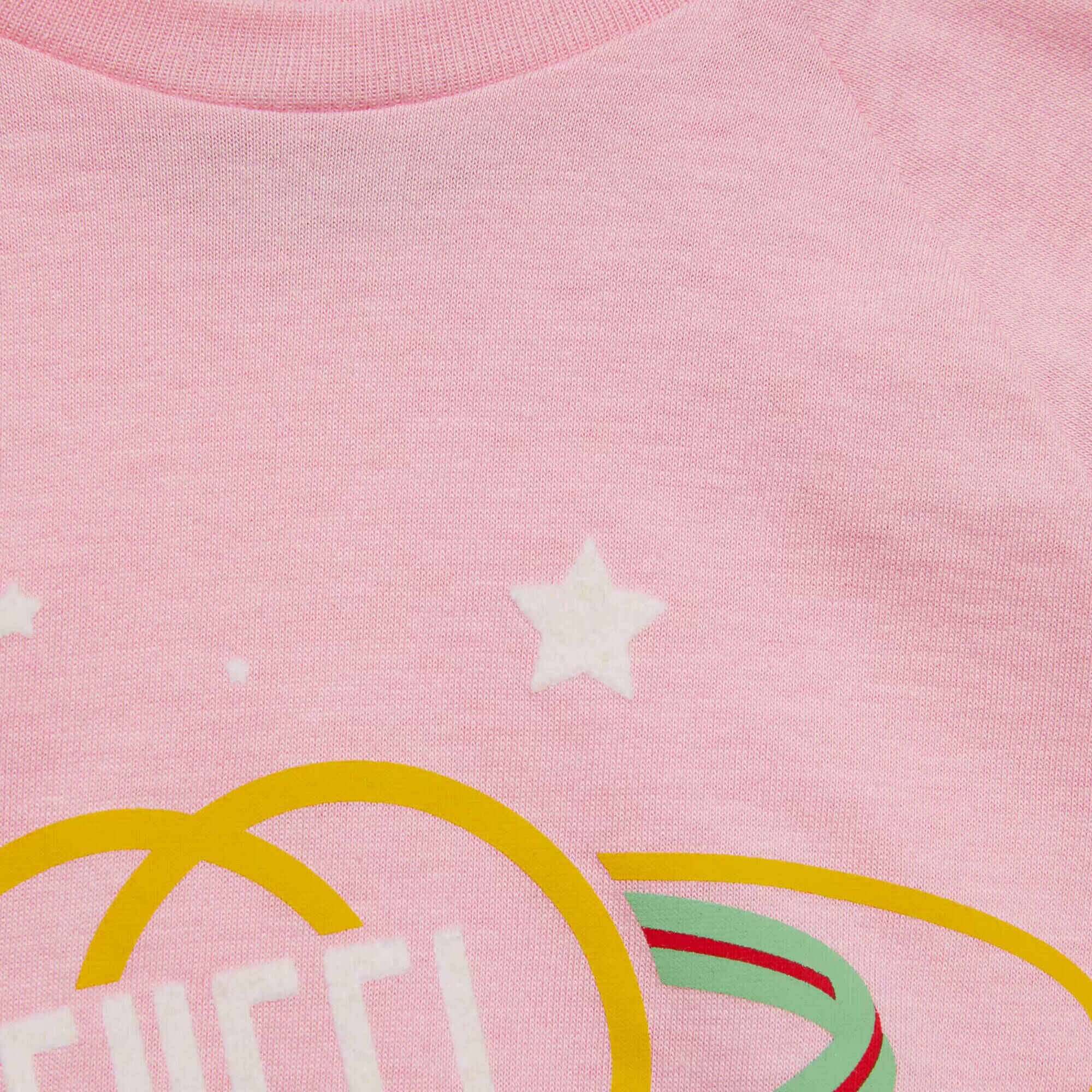 Baby Girls Pink Logo Cotton T-Shirt