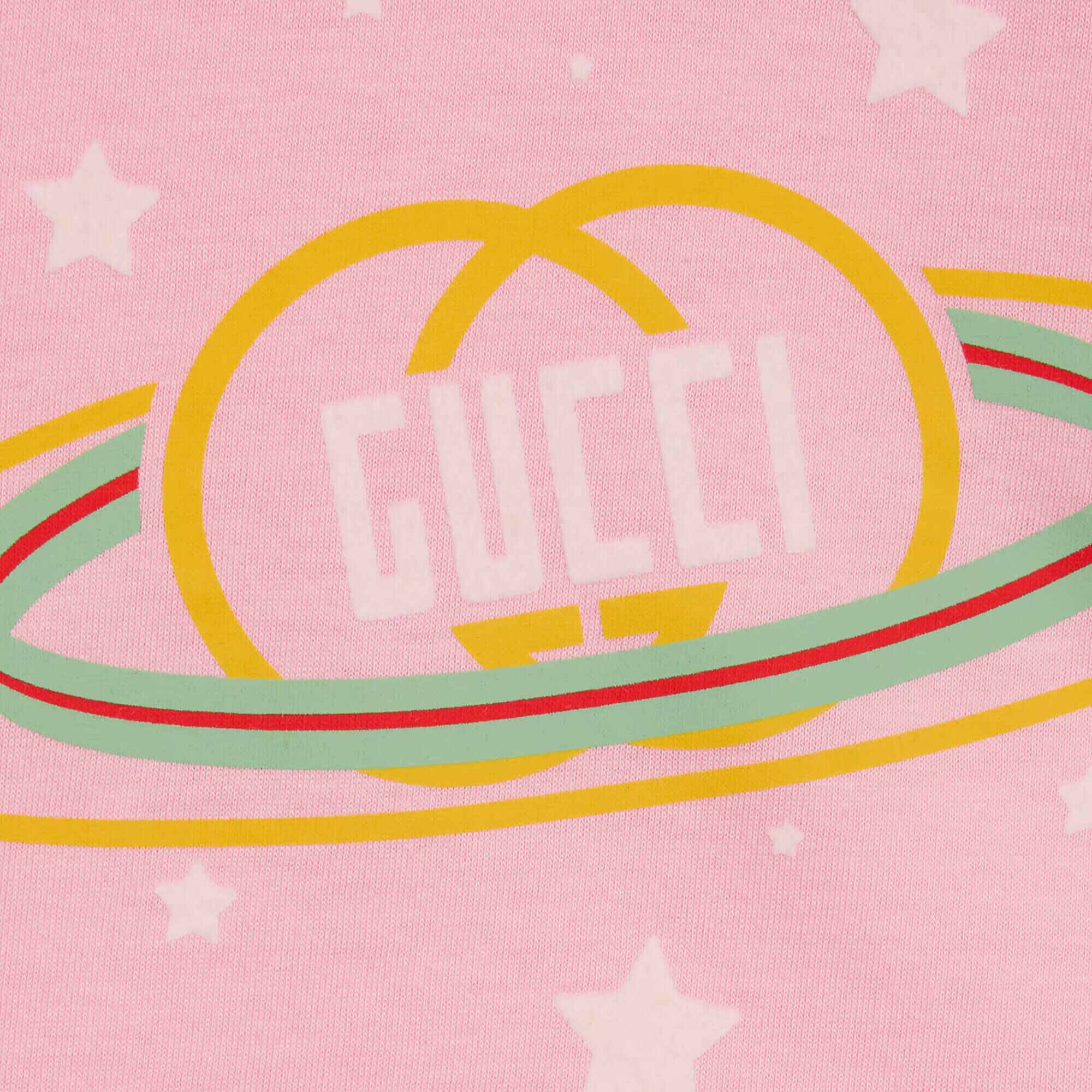 Baby Girls Pink Logo Cotton T-Shirt