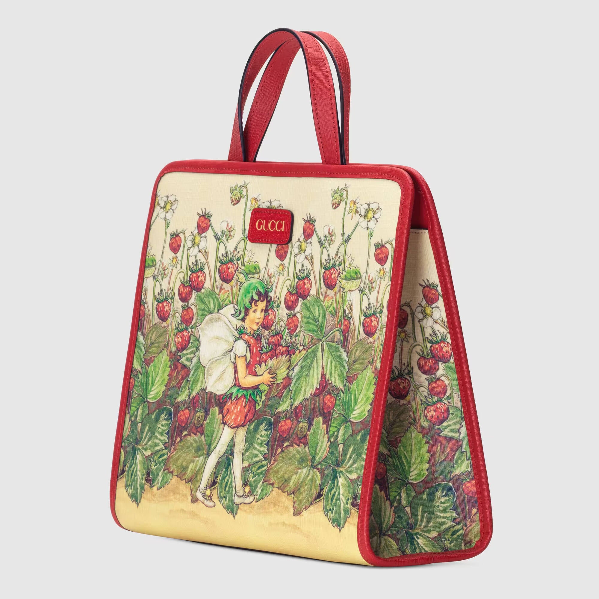 Girls Red Strawberry Fairy Handbag