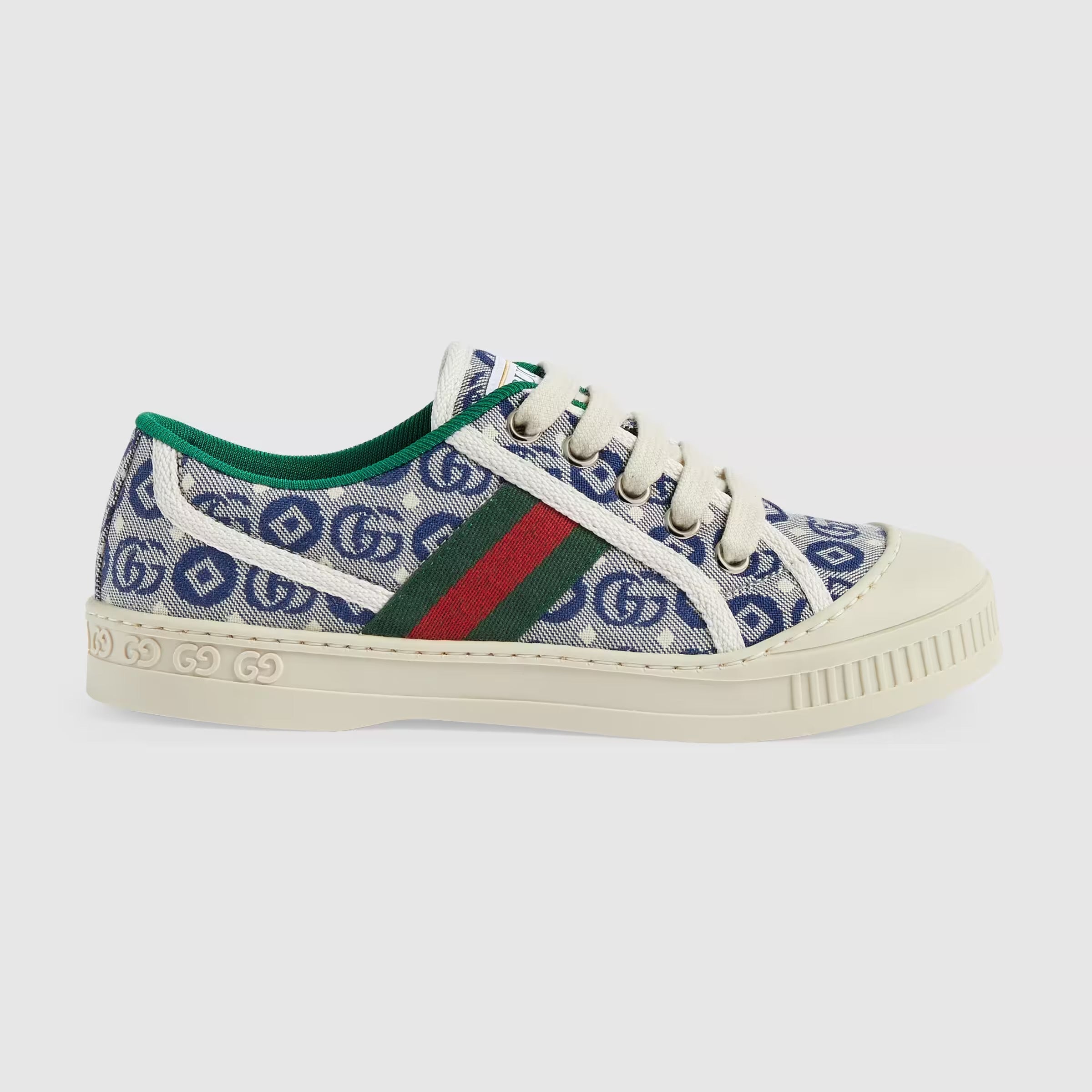 Boys & Girls Blue GG Canvas Shoes