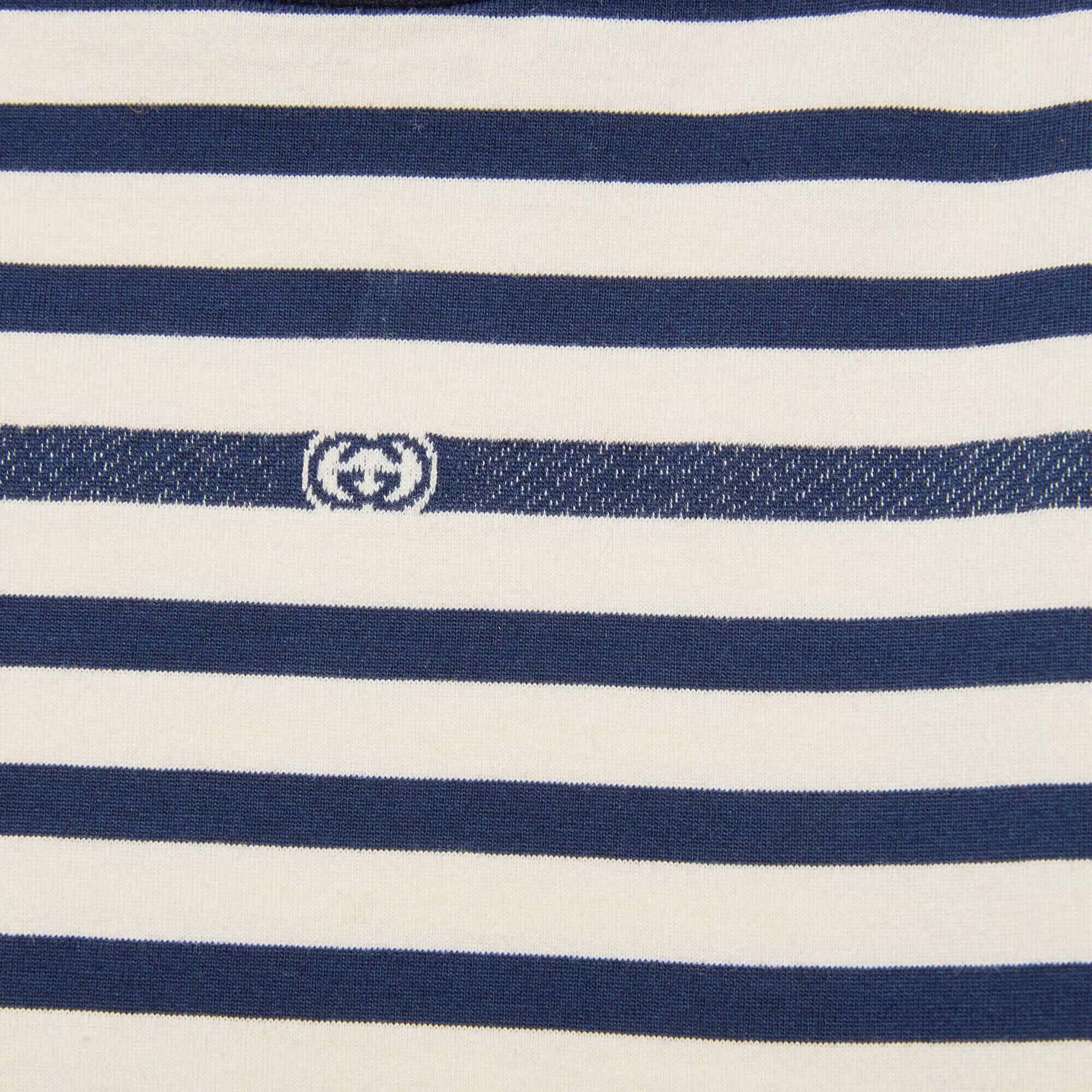 Boys & Girls Blue Stripes Cotton T-Shirt