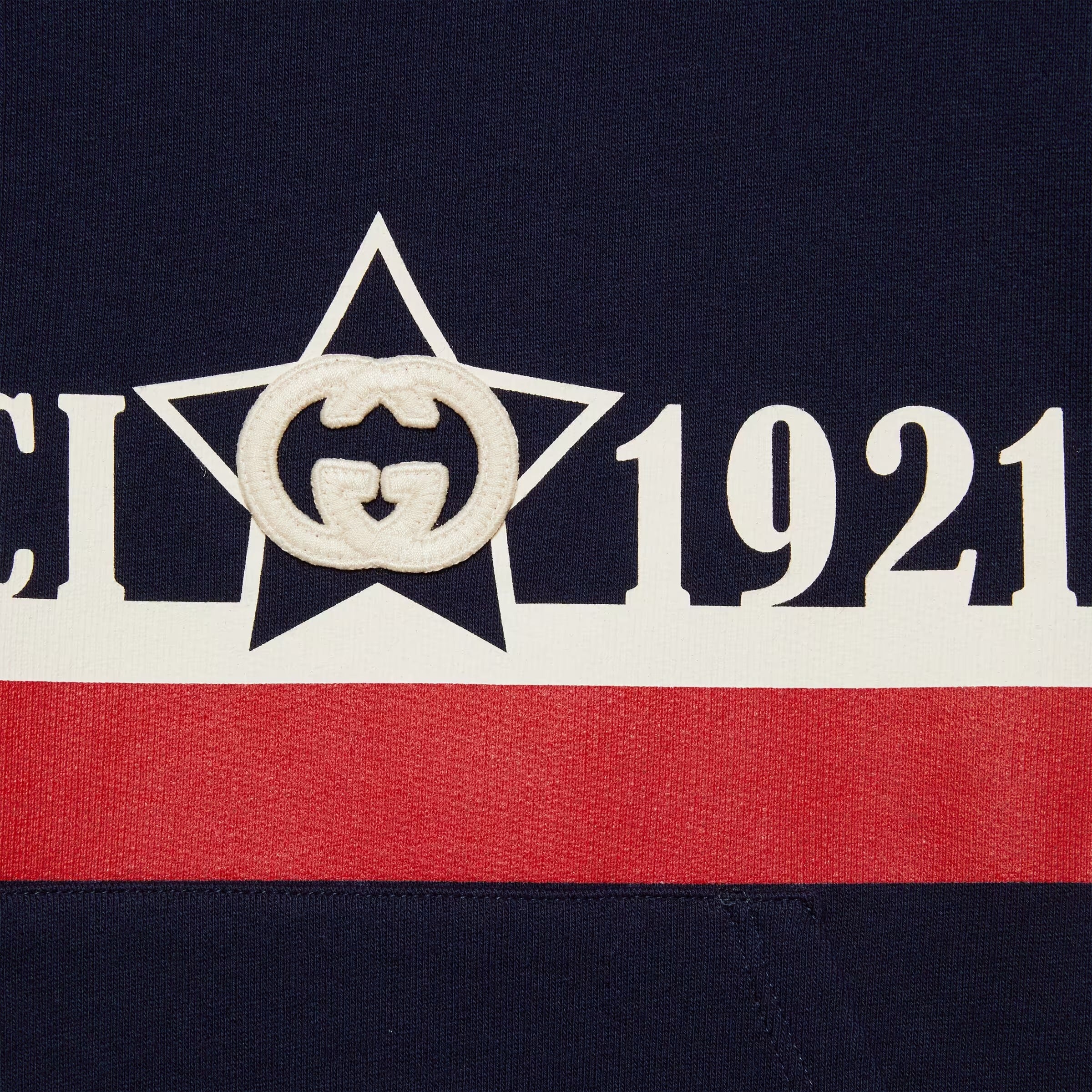 Boys & Girls Navy Logo Cotton Sweatshirt