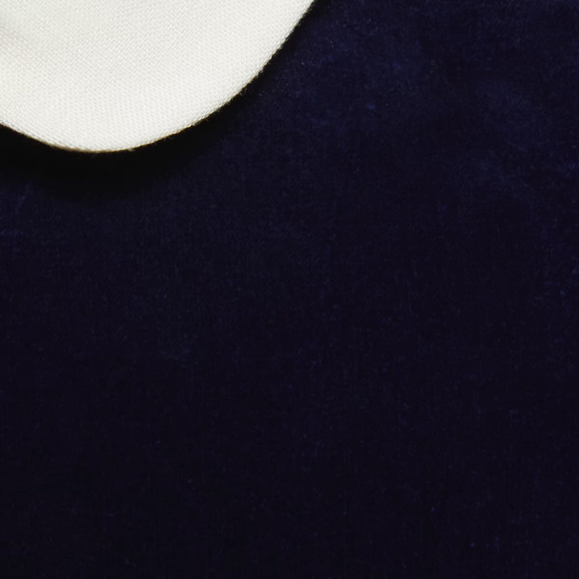 Girls Navy Velvet Dress