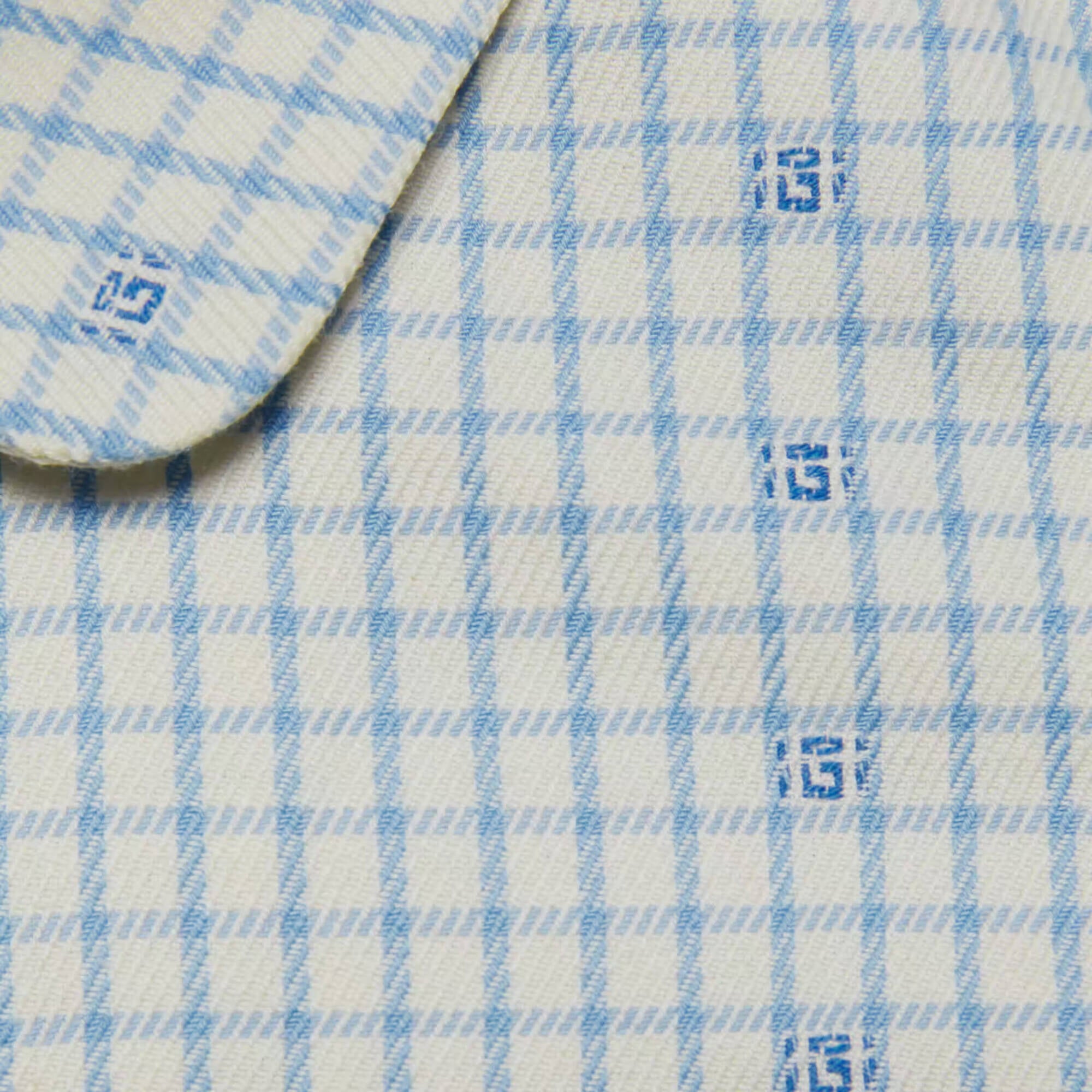 Baby Boys Blue Check Cotton Shirt