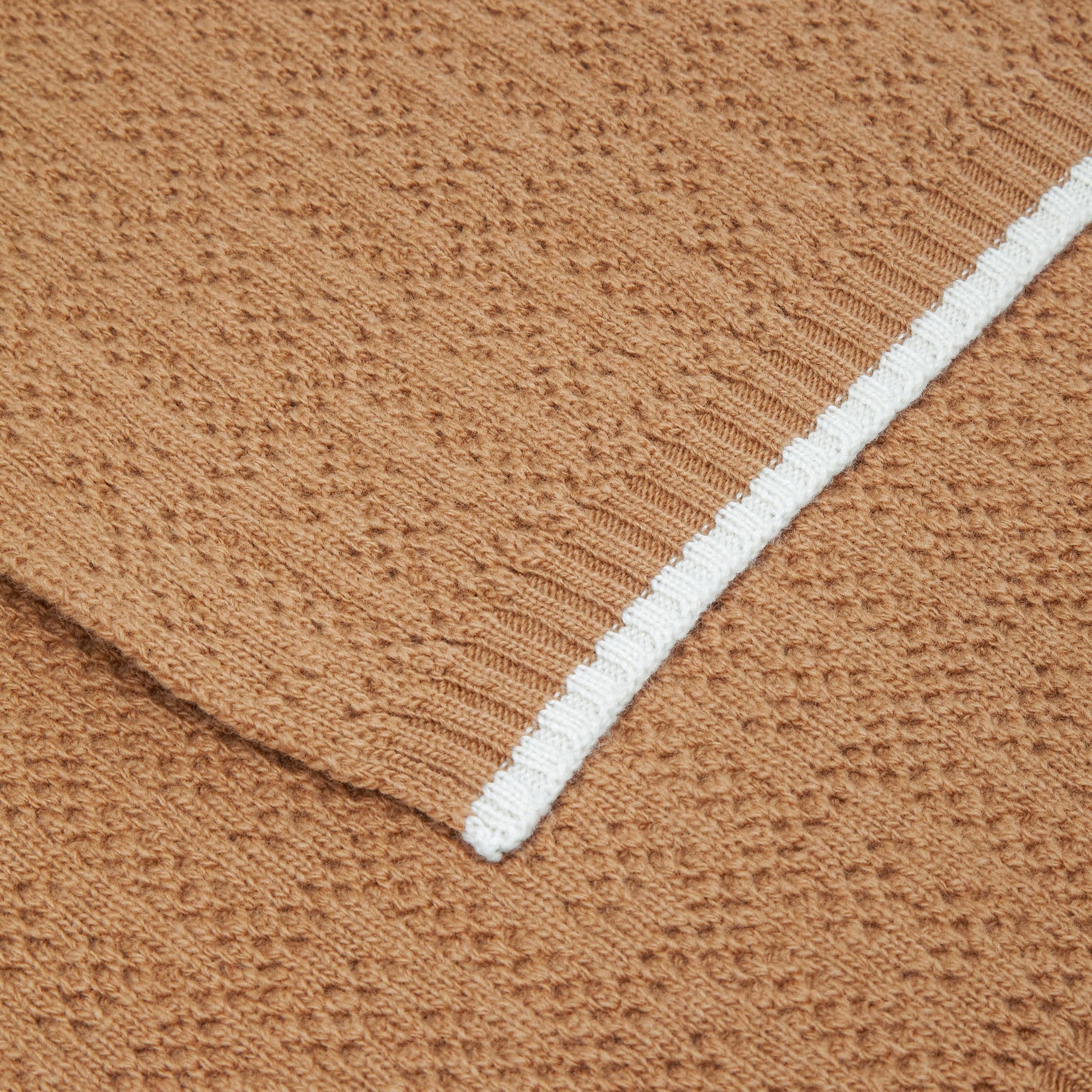 Boys & Girls Beige Wool Scarf