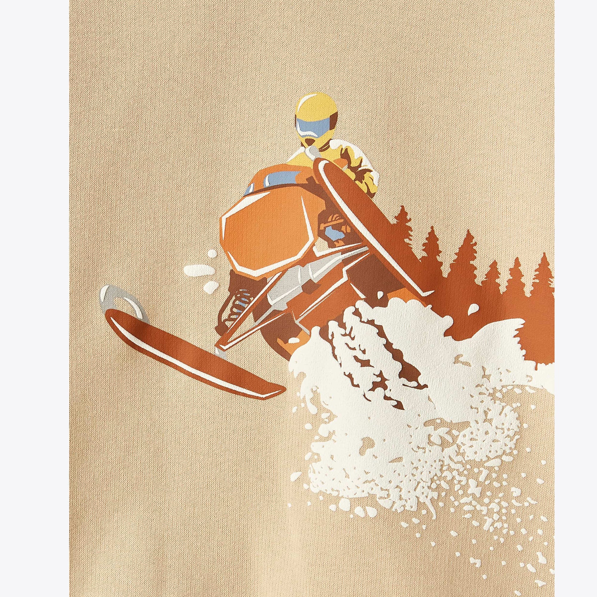 Boys & Girls Camel Hooded Sweatshirt