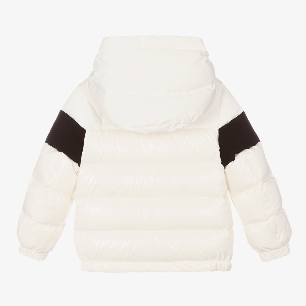 Boys White "LAOTARI" Padded Down Jacket