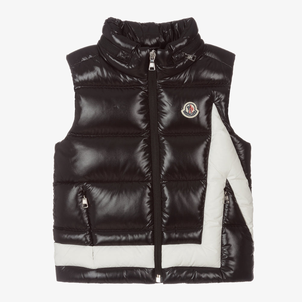 Boys & Girls Black "KEVOSER" Padded Down Gilet