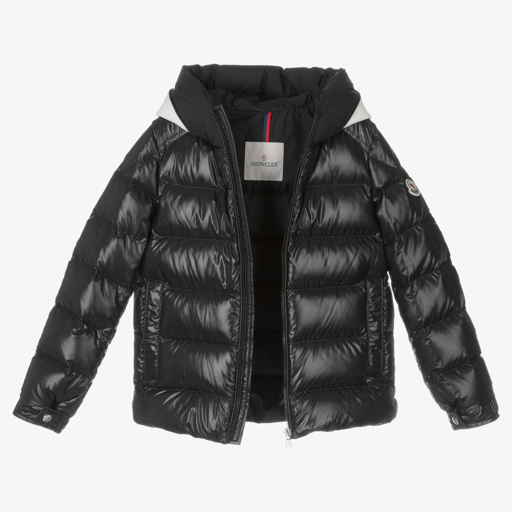 Boys Black "CARDERE" Padded Down Jacket