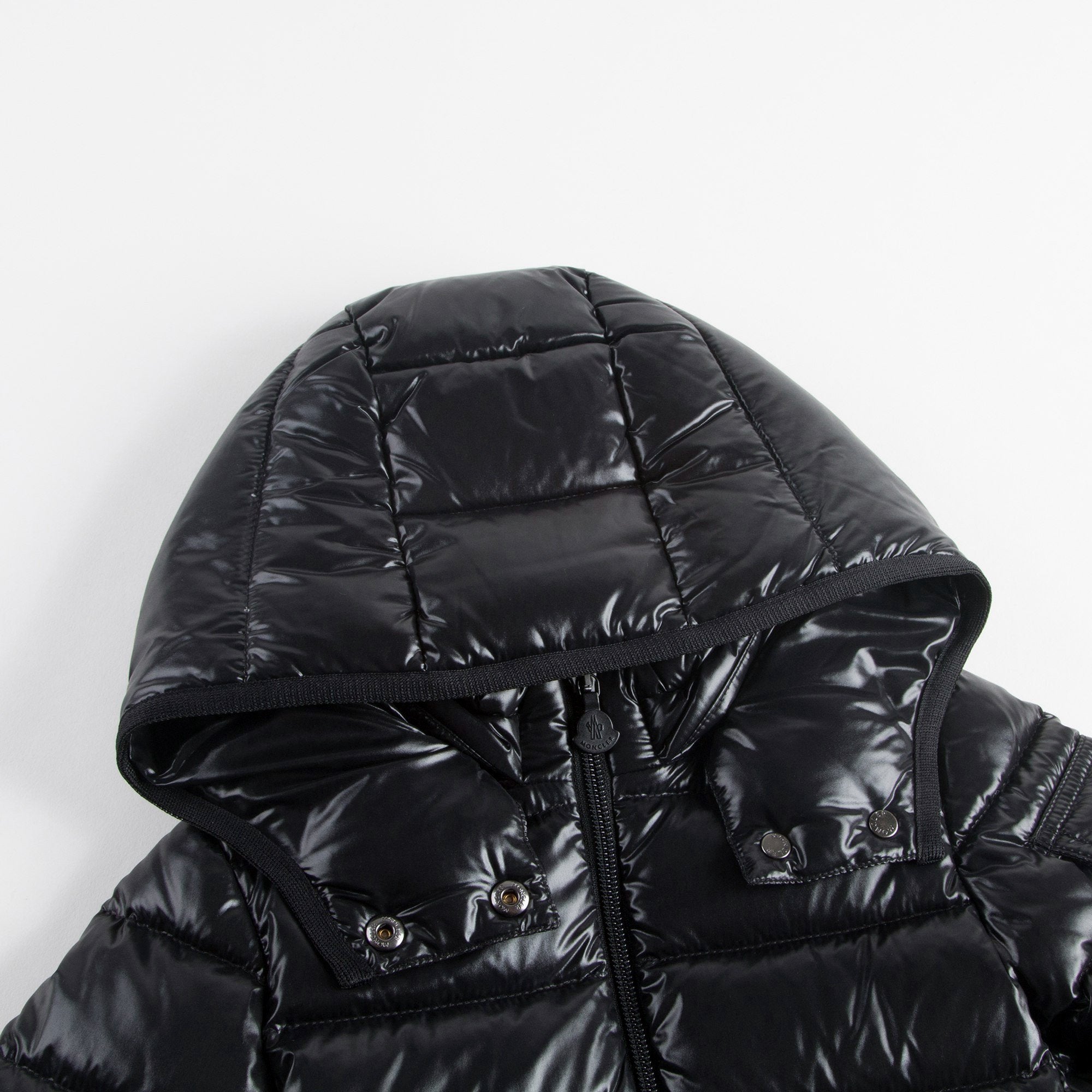 Girls Black "Moka" Padded Down Coat