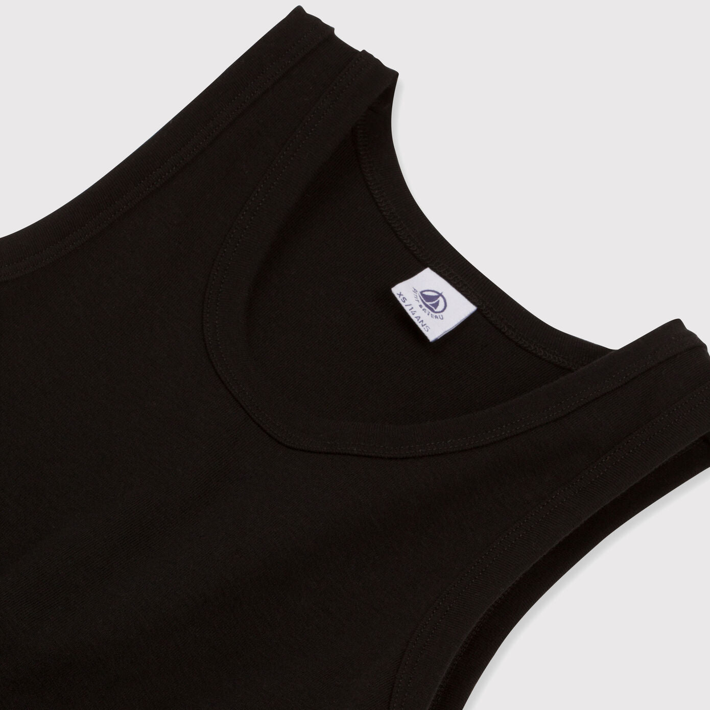 Women Black Cotton Vest