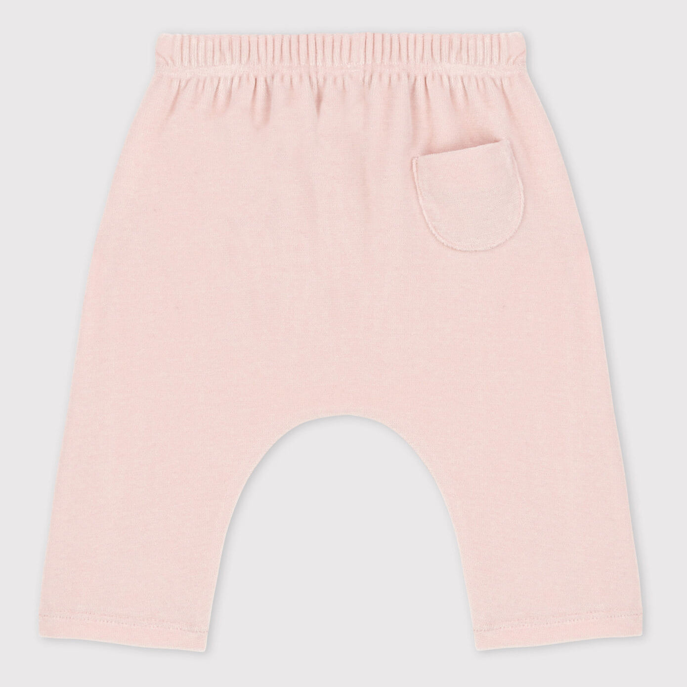 Baby Girls Pink Cotton Trousers