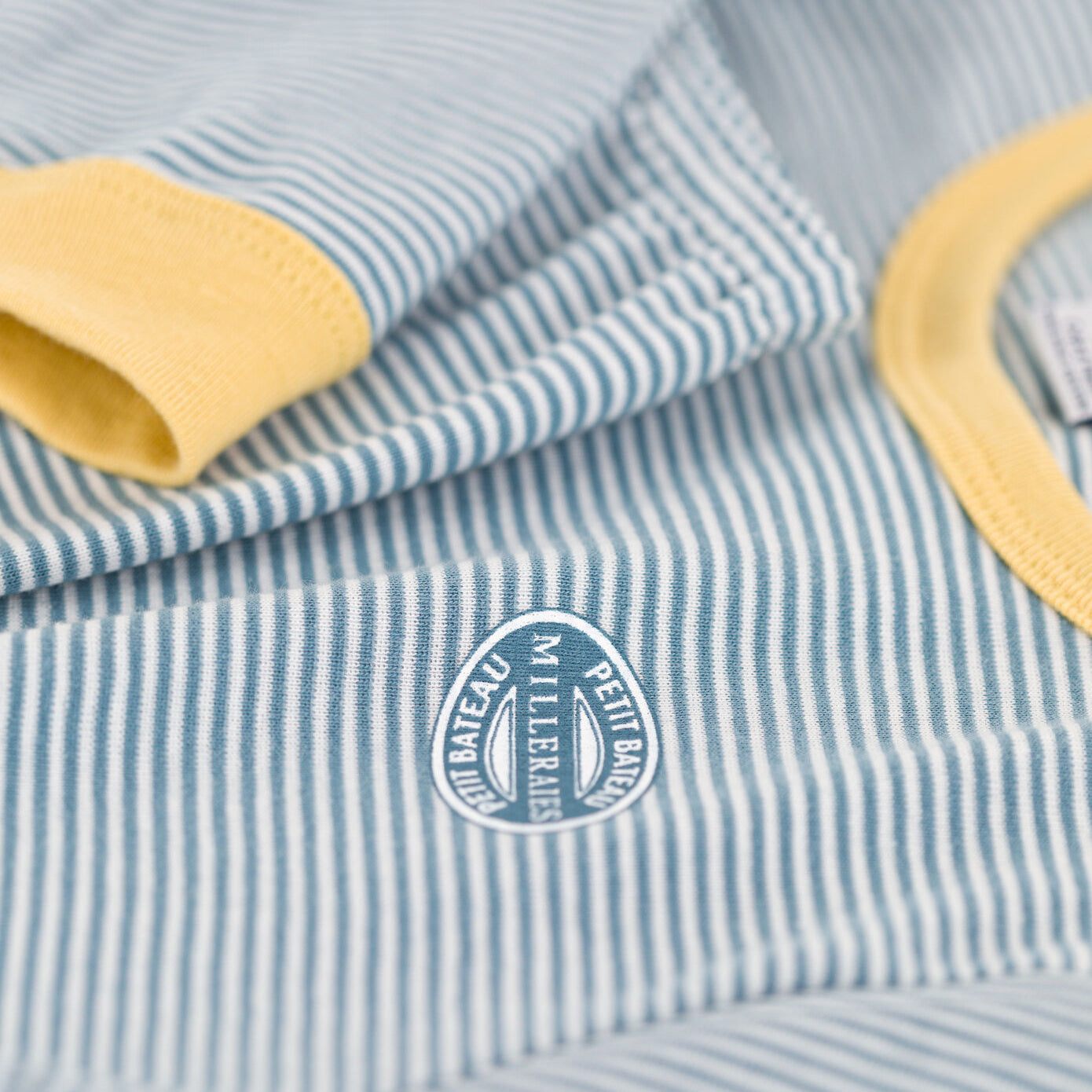 Boys Blue Stripes Cotton Nightwear Set