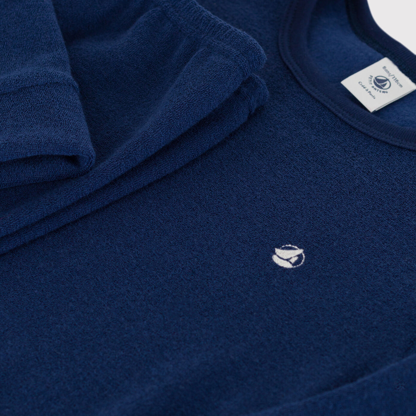 Boys Navy Logo Nightwear Set