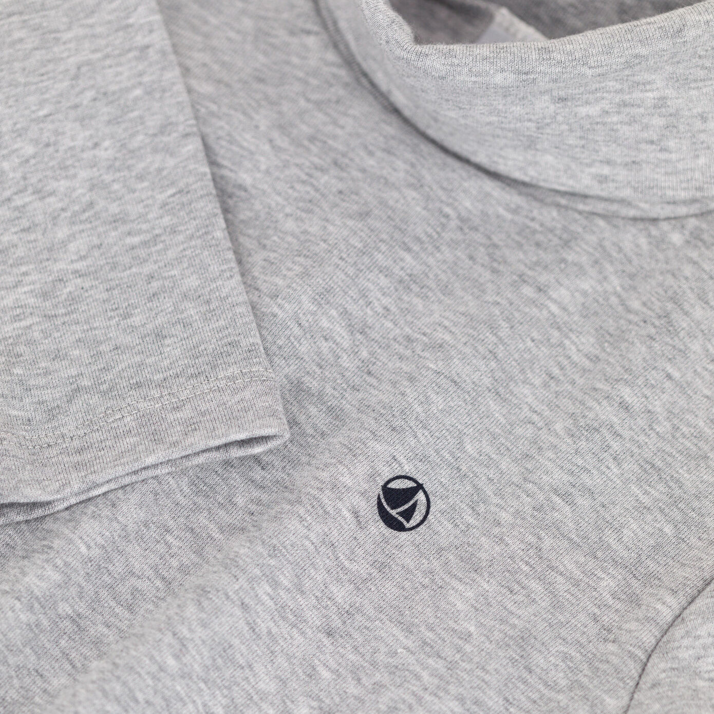 Boys & Girls Grey Logo Cotton Top