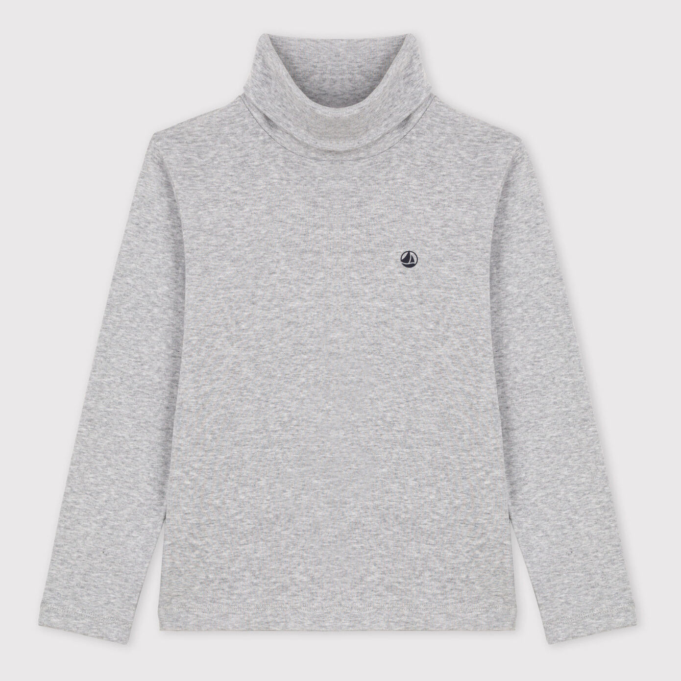 Boys & Girls Grey Logo Cotton Top