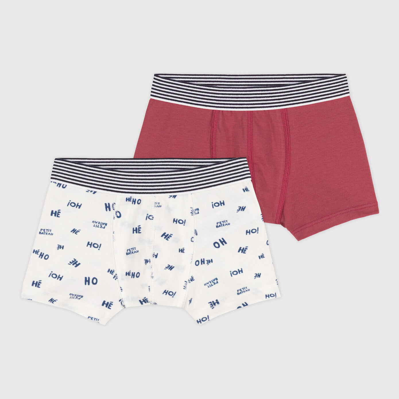 Boys Red Cotton Underwear Set(2 Pack)