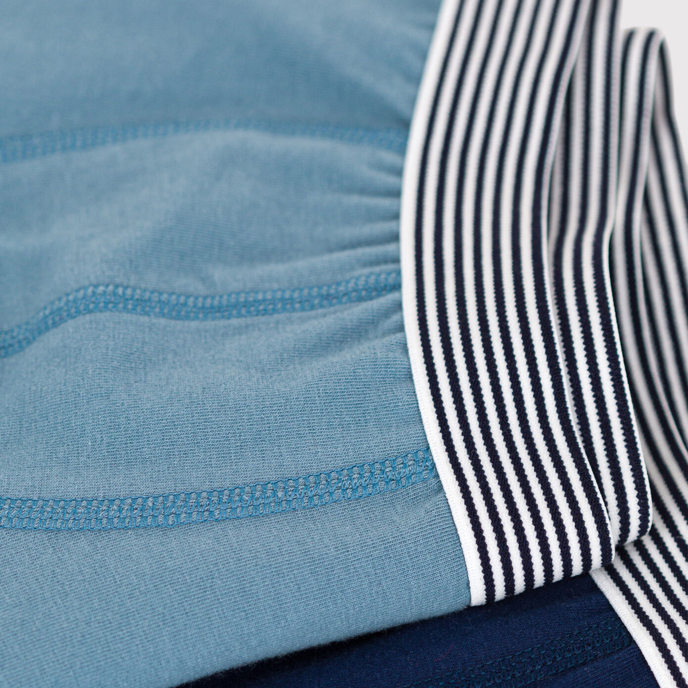 Boys Blue Cotton Underwear Set(2 Pack)