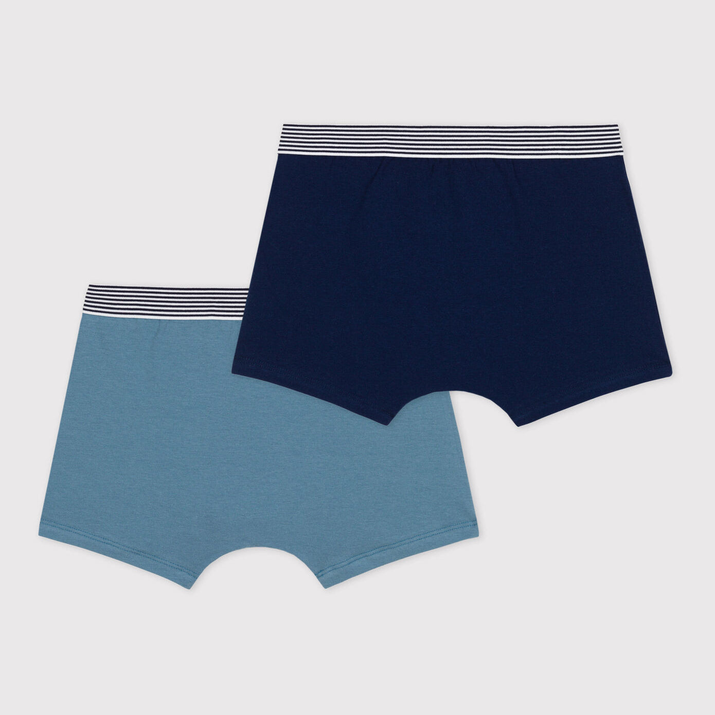 Boys Blue Cotton Underwear Set(2 Pack)